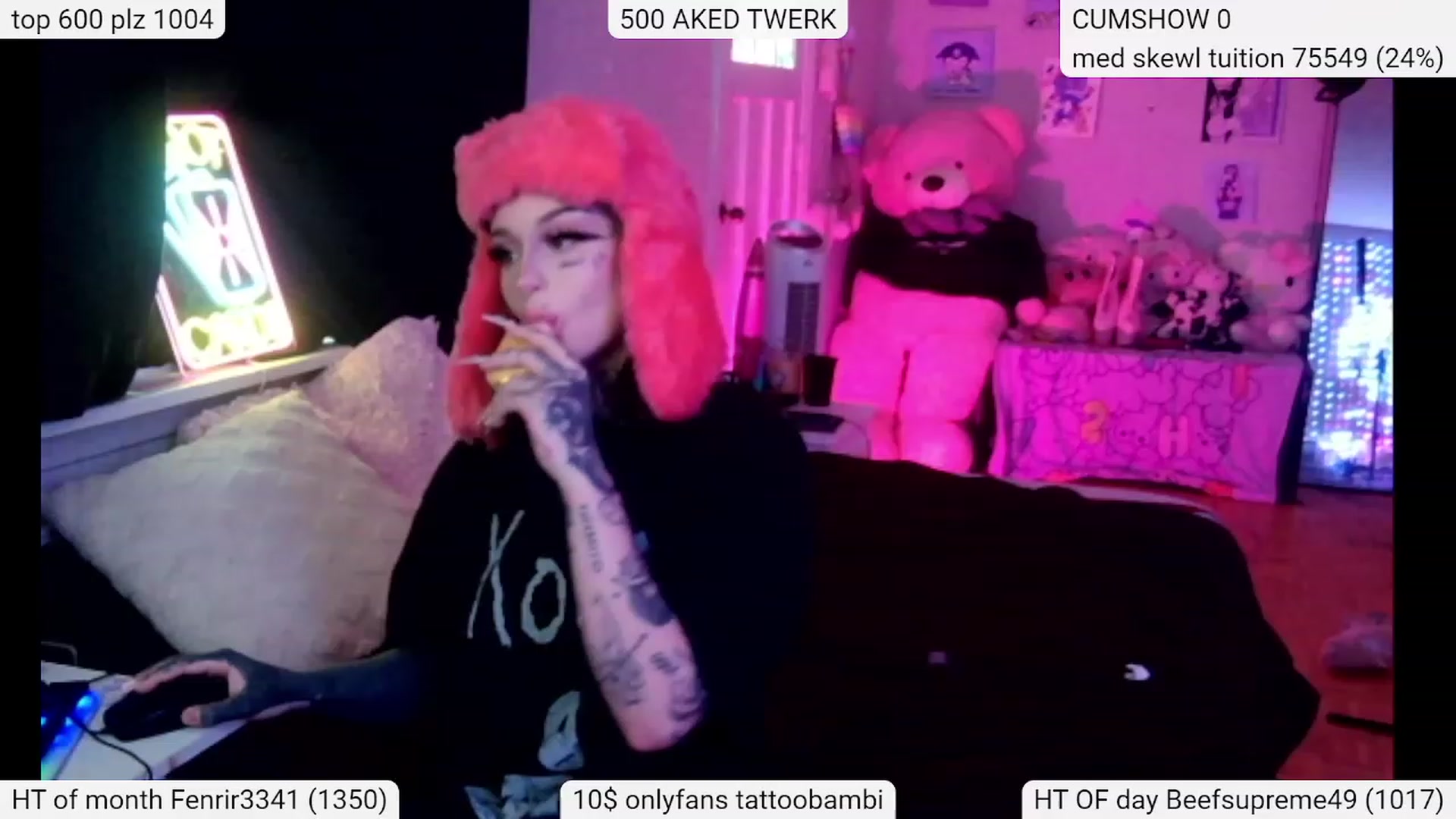 Gallery image thumbnail from Tattoobambi's myfreecams stream on, 03/02/2024, 21:17 image 3 of 20