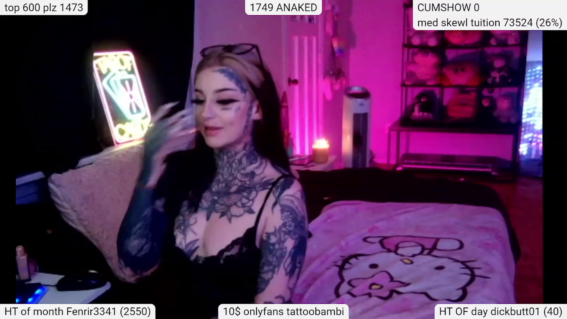 Gallery image thumbnail from Tattoobambi's myfreecams stream on, 03/06/2024, 01:34 image 12 of 20