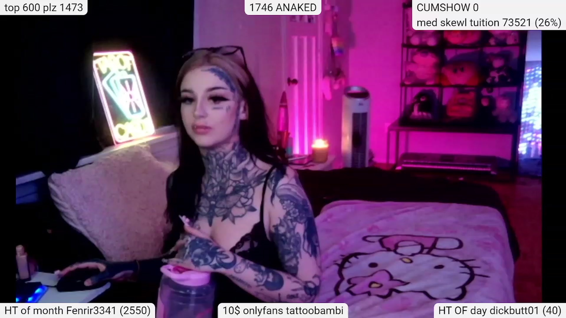 Gallery image thumbnail from Tattoobambi's myfreecams stream on, 03/06/2024, 01:34 image 13 of 20