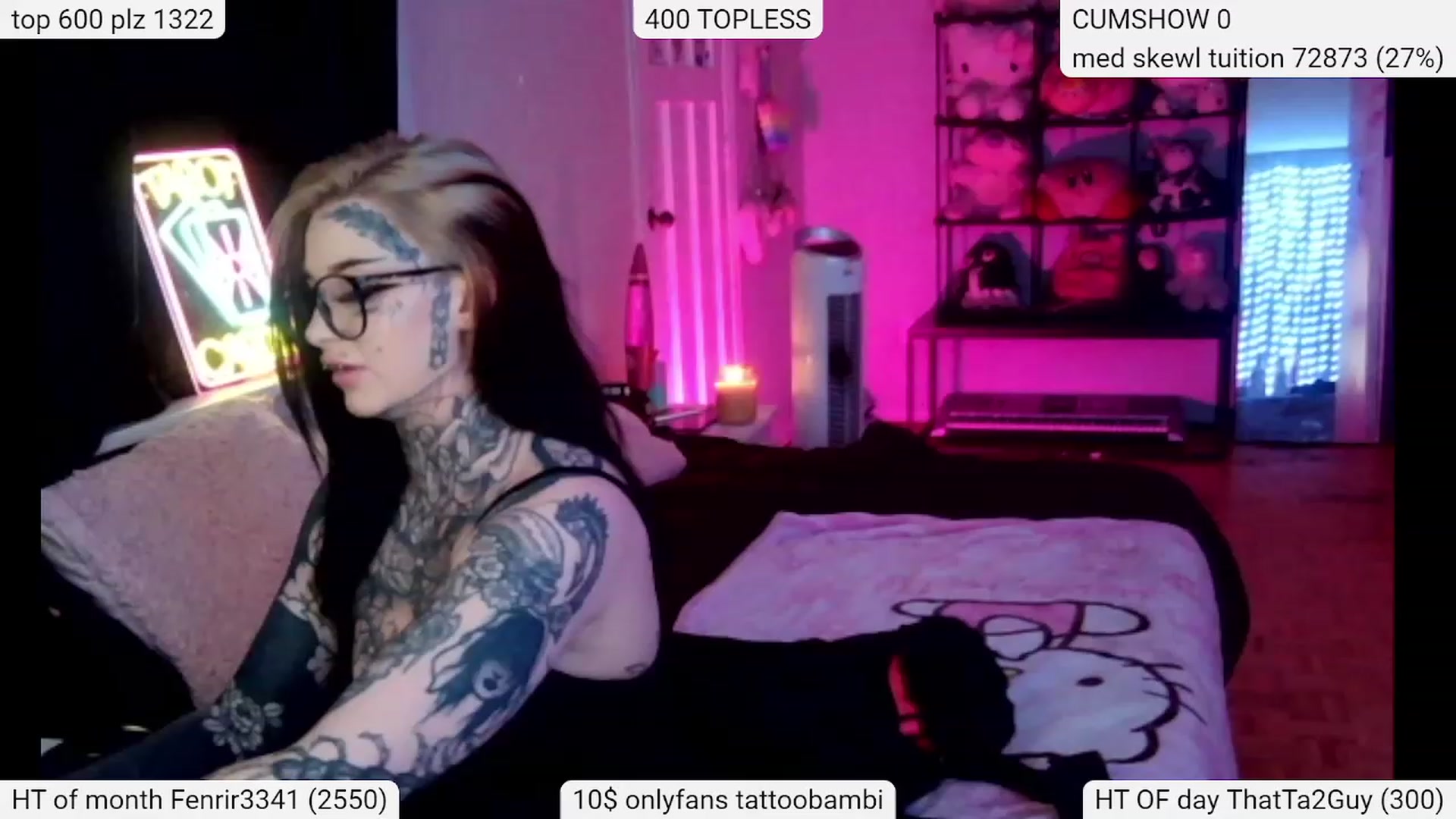 Gallery image thumbnail from Tattoobambi's myfreecams stream on, 03/06/2024, 03:38 image 9 of 20