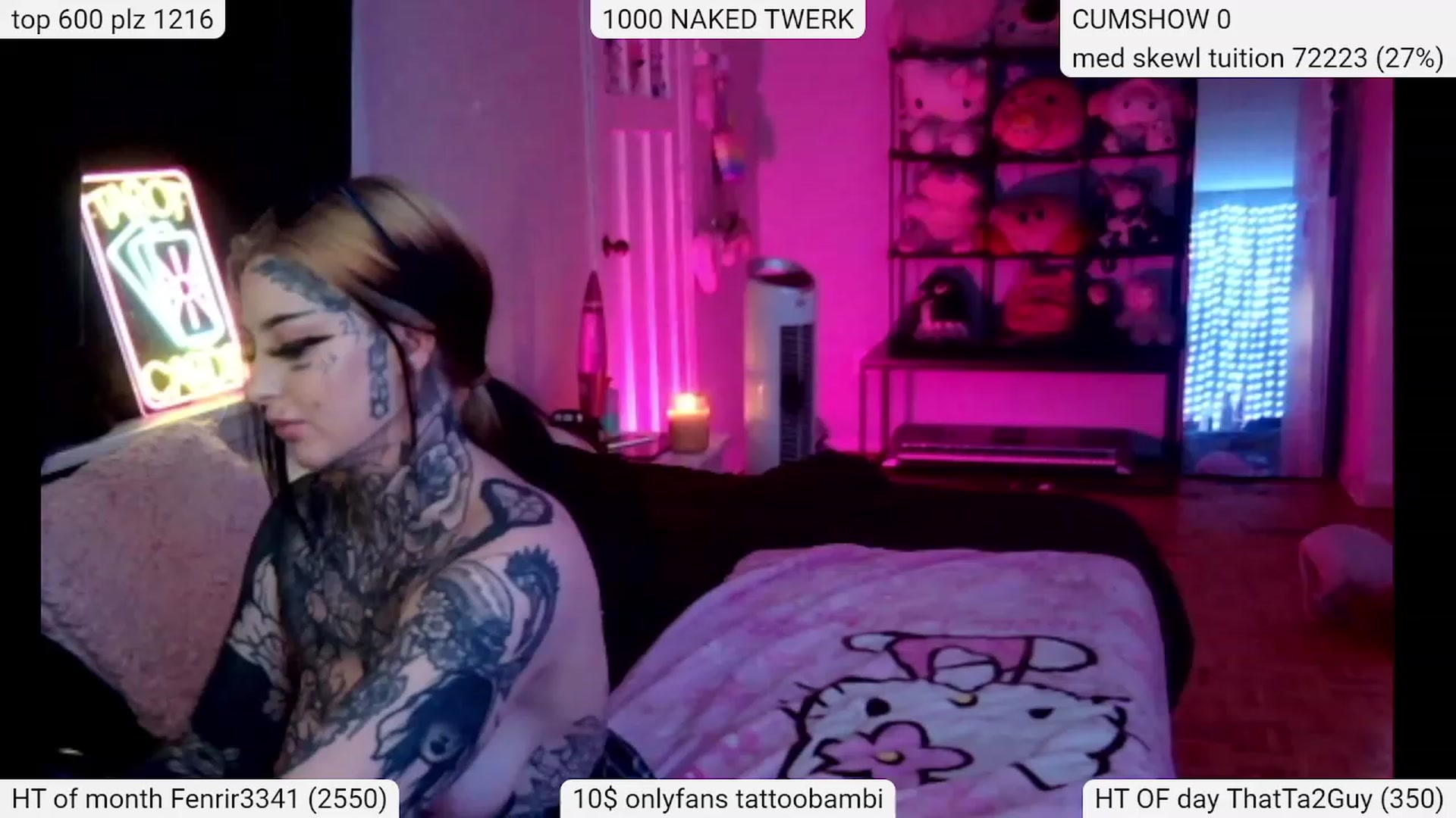 Gallery image thumbnail from Tattoobambi's myfreecams stream on, 03/06/2024, 03:38 image 14 of 20