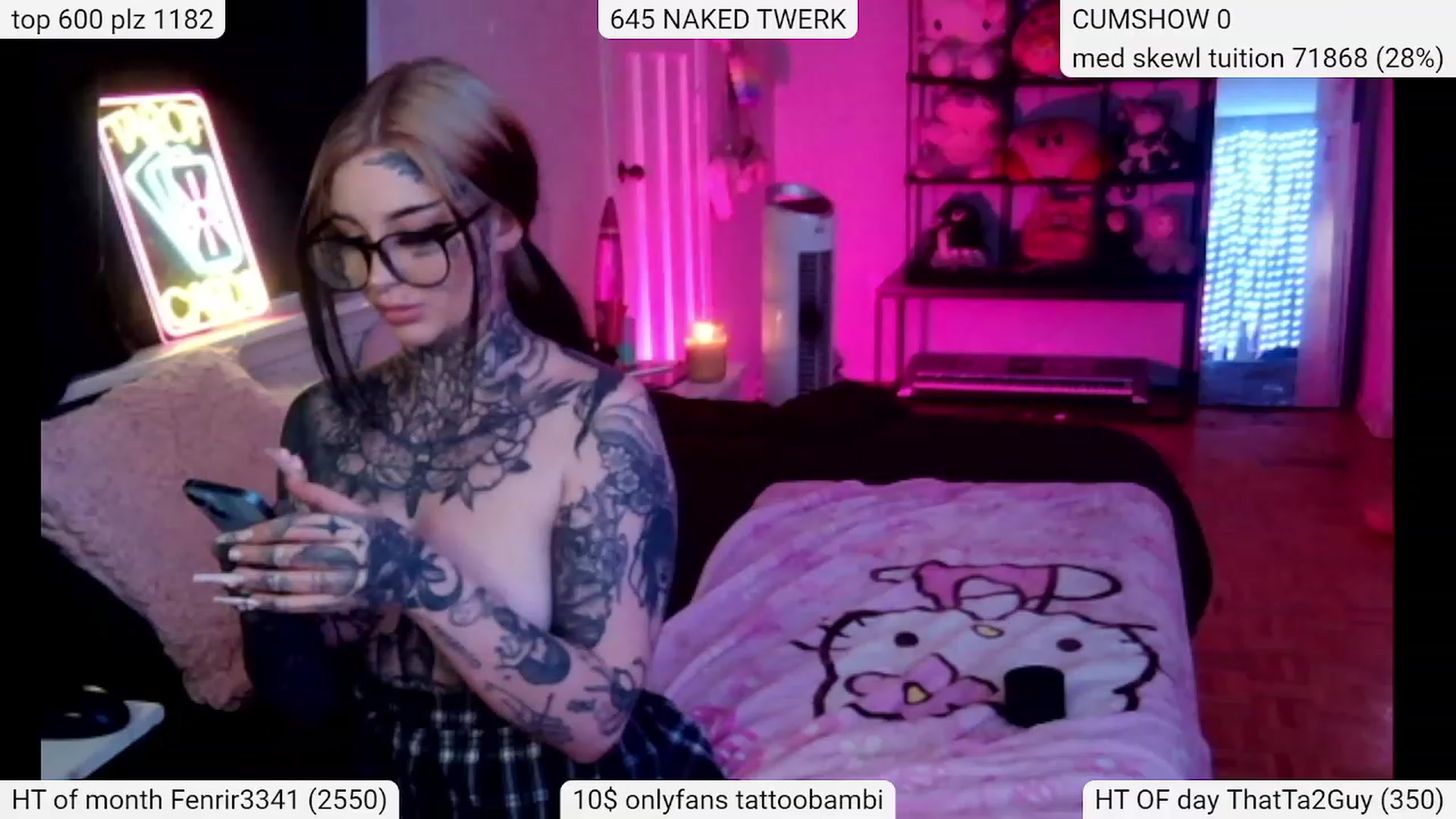 Gallery image thumbnail from Tattoobambi's myfreecams stream on, 03/06/2024, 03:38 image 20 of 20