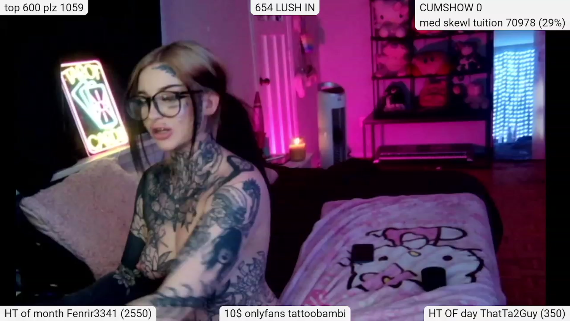 Gallery image thumbnail from Tattoobambi's myfreecams stream on, 03/06/2024, 04:12 image 12 of 20
