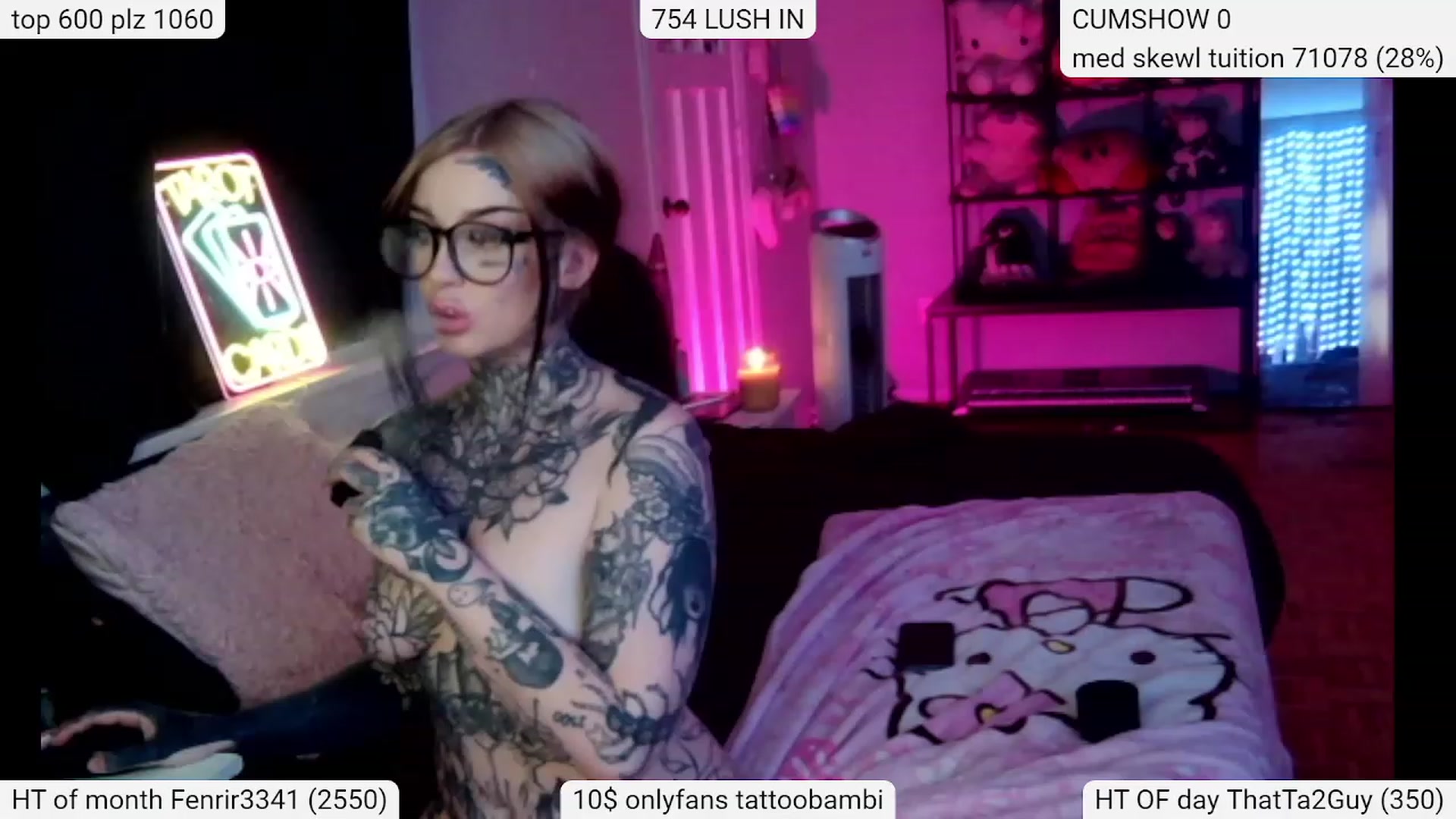 Gallery image thumbnail from Tattoobambi's myfreecams stream on, 03/06/2024, 04:12 image 11 of 20