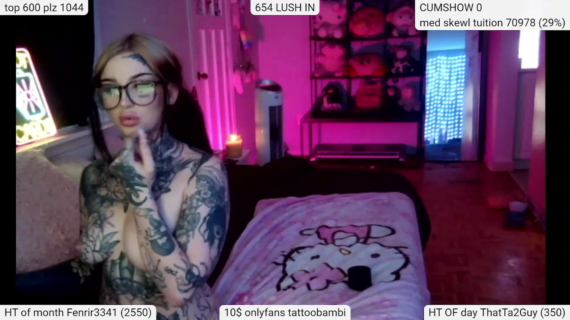 Gallery image thumbnail from Tattoobambi's myfreecams stream on, 03/06/2024, 04:12 image 18 of 20