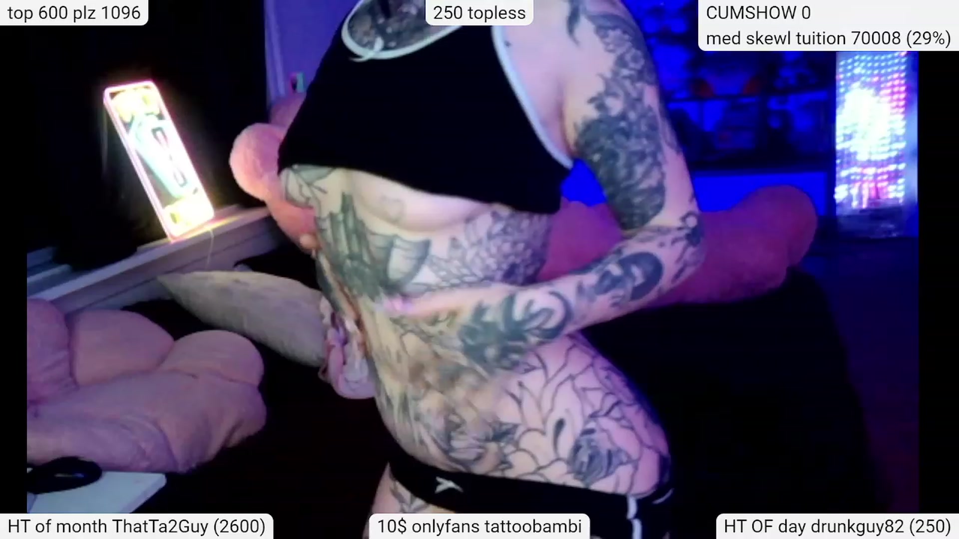 Gallery image thumbnail from Tattoobambi's myfreecams stream on, 03/07/2024, 03:25 image 13 of 20
