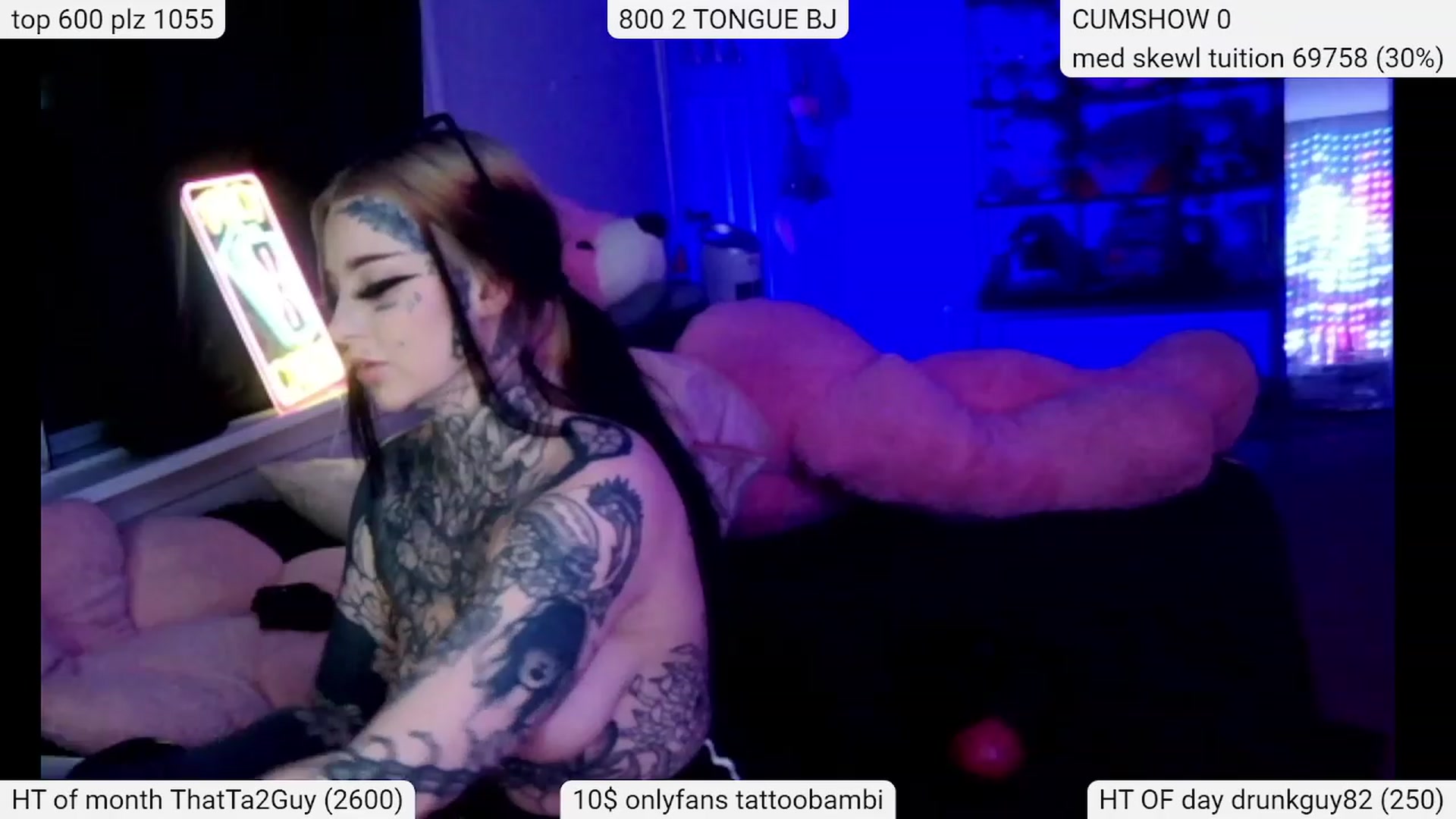 Gallery image thumbnail from Tattoobambi's myfreecams stream on, 03/07/2024, 03:25 image 15 of 20