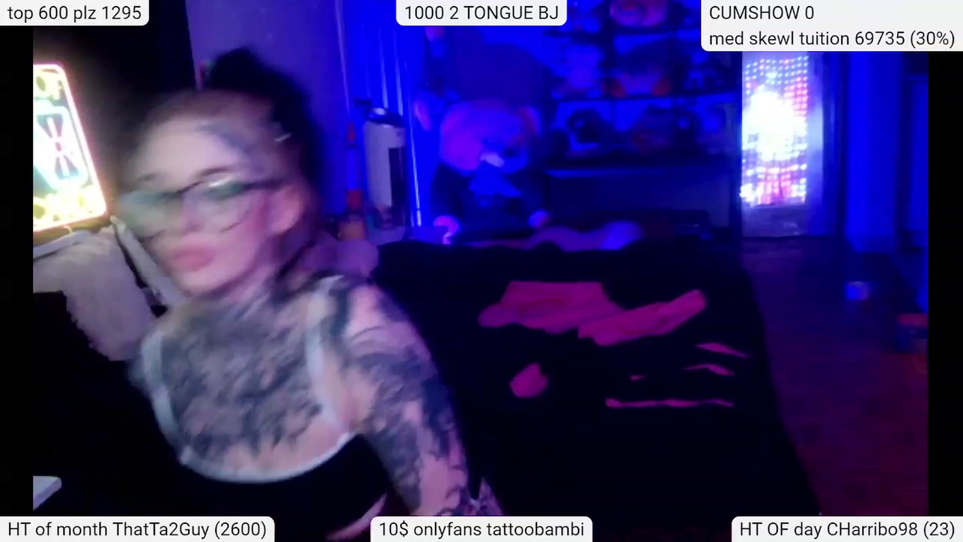 Gallery image thumbnail from Tattoobambi's myfreecams stream on, 03/09/2024, 24:55 image 7 of 20
