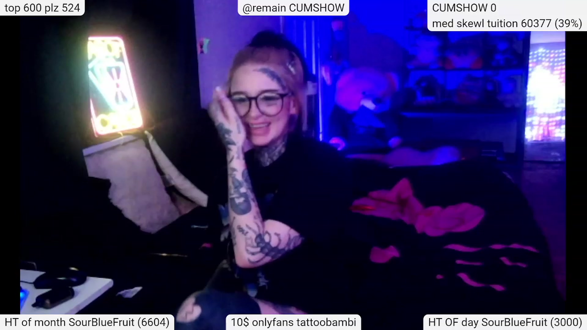 Gallery image thumbnail from Tattoobambi's myfreecams stream on, 03/09/2024, 03:53 image 15 of 20