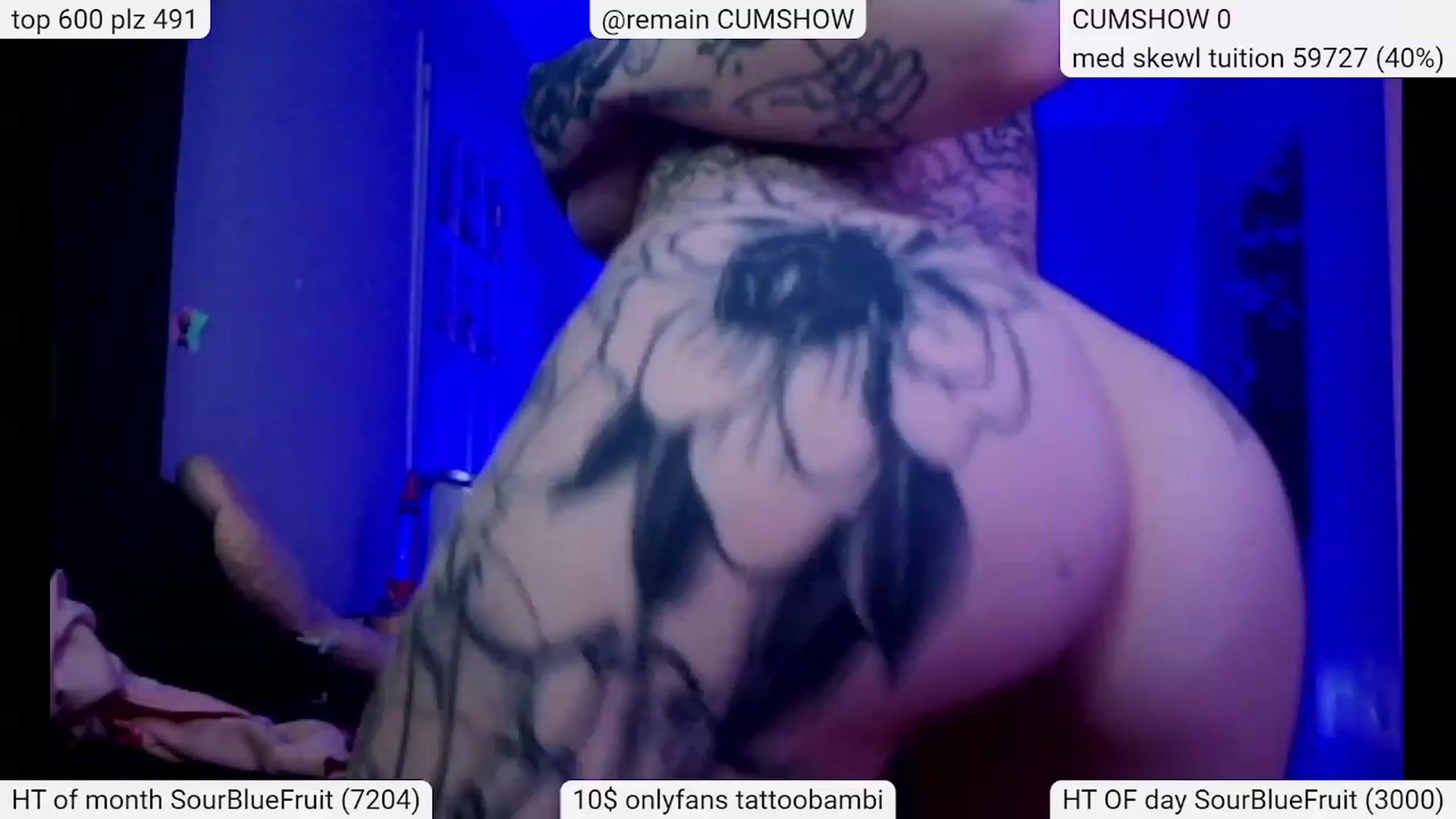Gallery image thumbnail from Tattoobambi's myfreecams stream on, 03/09/2024, 03:53 image 17 of 20