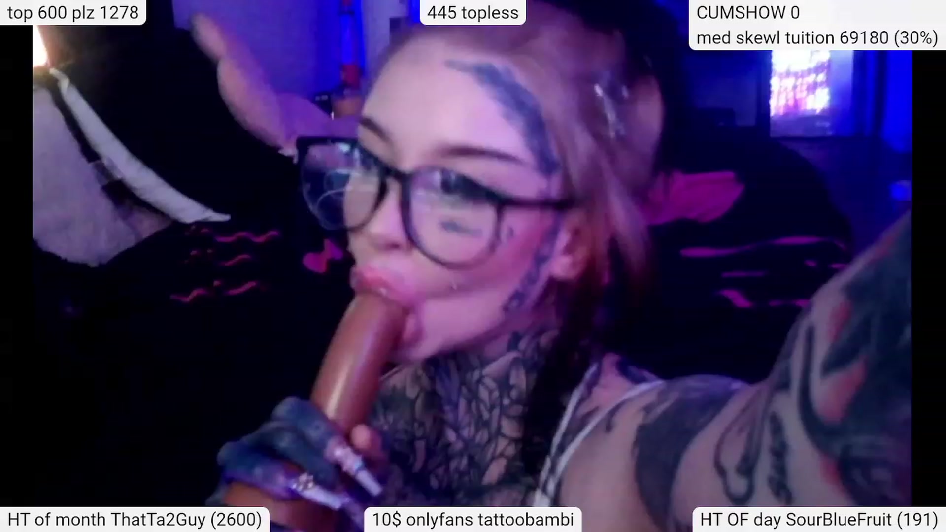 Gallery image thumbnail from Tattoobambi's myfreecams stream on, 03/09/2024, 03:53 image 4 of 20