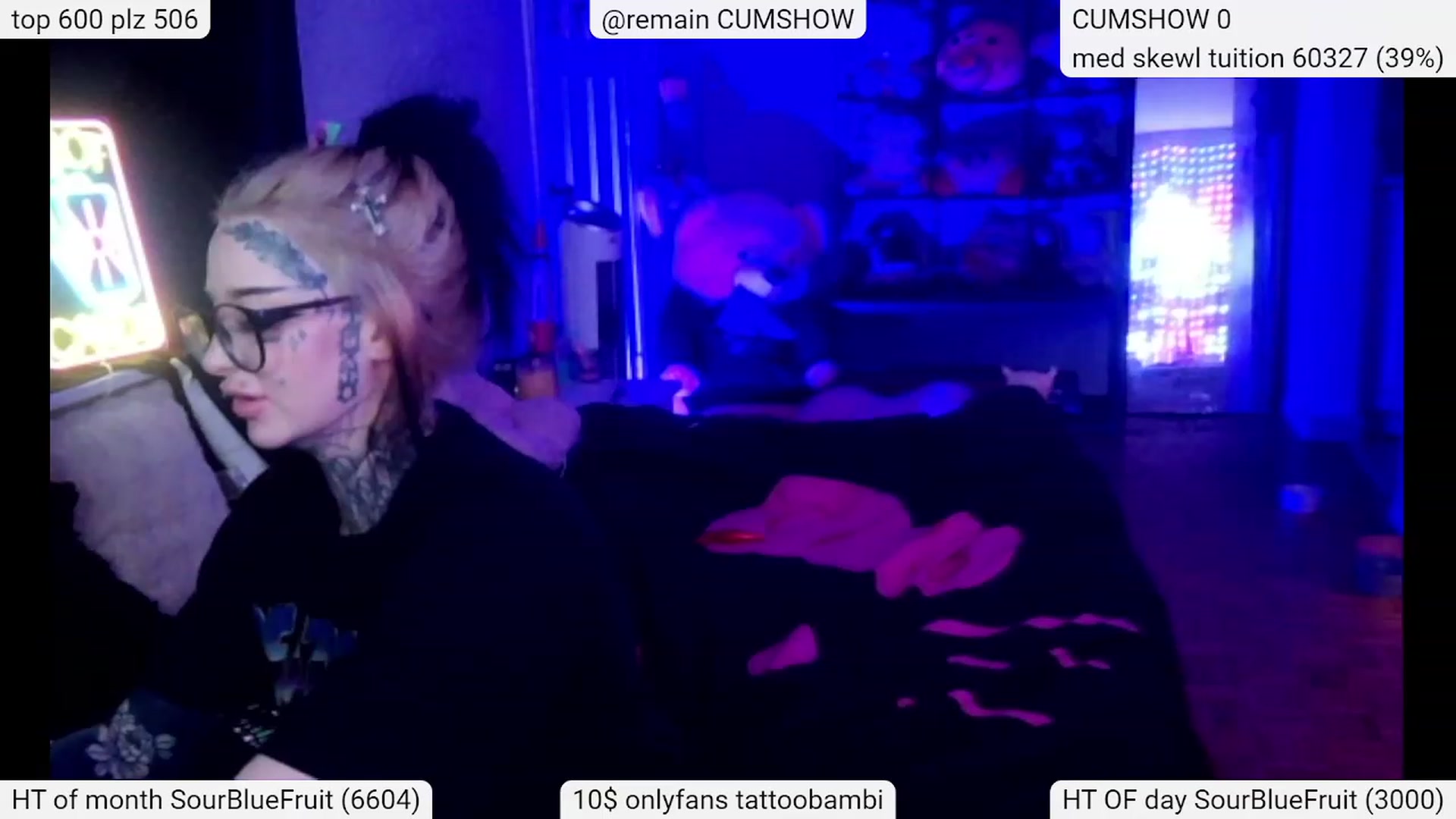 Gallery image thumbnail from Tattoobambi's myfreecams stream on, 03/09/2024, 03:53 image 16 of 20