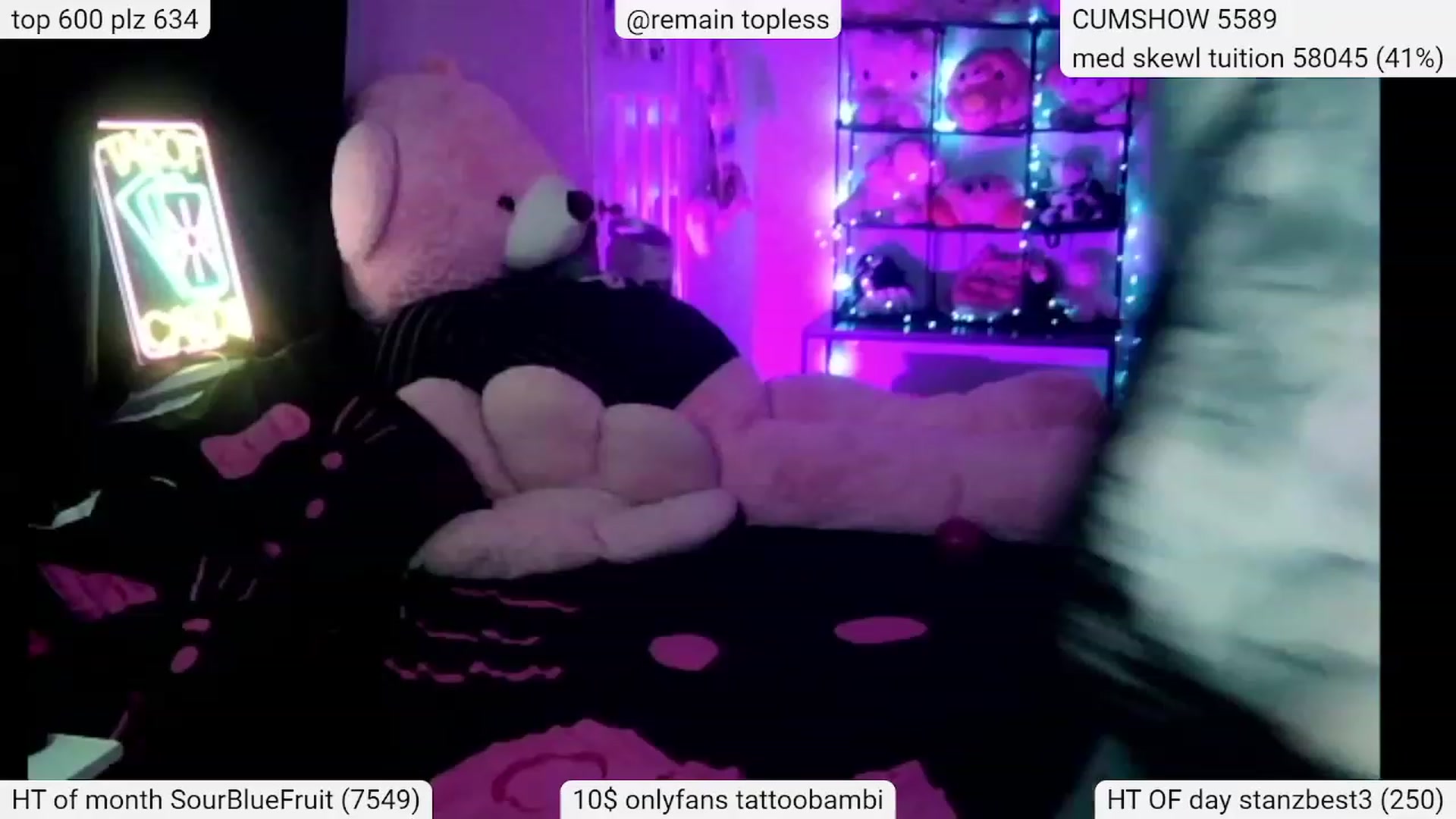 Gallery image thumbnail from Tattoobambi's myfreecams stream on, 03/12/2024, 03:33 image 19 of 20