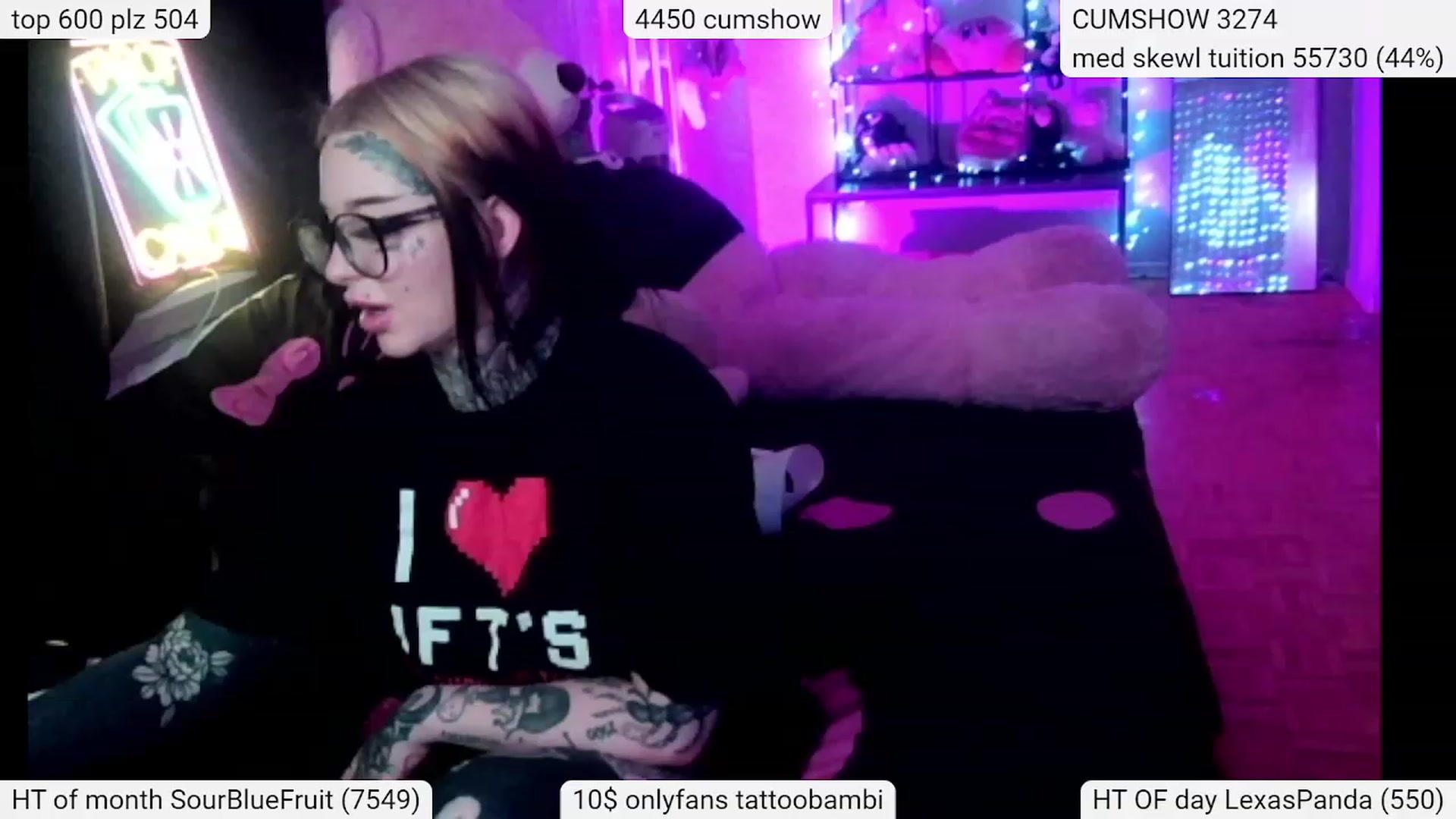 Gallery image thumbnail from Tattoobambi's myfreecams stream on, 03/12/2024, 06:08 image 14 of 20