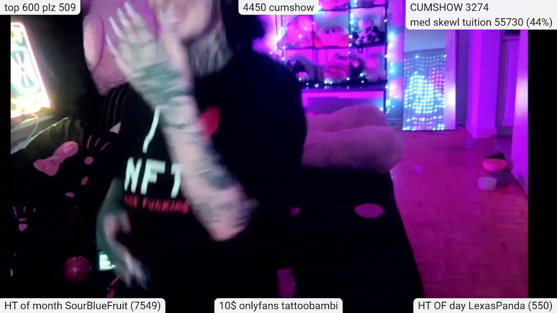 Gallery image thumbnail from Tattoobambi's myfreecams stream on, 03/12/2024, 06:08 image 11 of 20