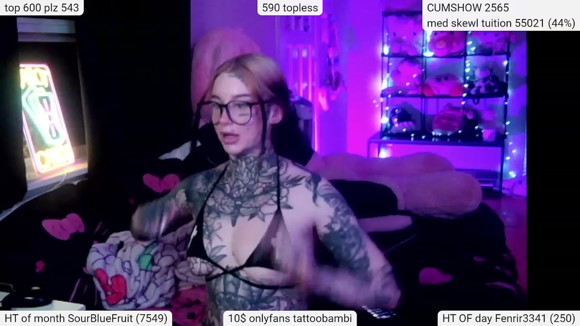 Gallery image thumbnail from Tattoobambi's myfreecams stream on, 03/14/2024, 02:23 image 18 of 20