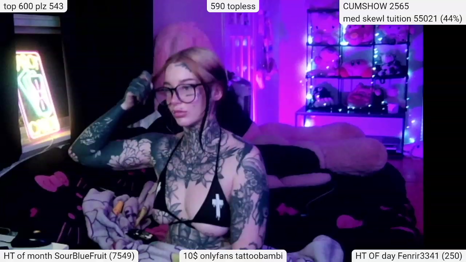 Gallery image thumbnail from Tattoobambi's myfreecams stream on, 03/14/2024, 02:23 image 20 of 20