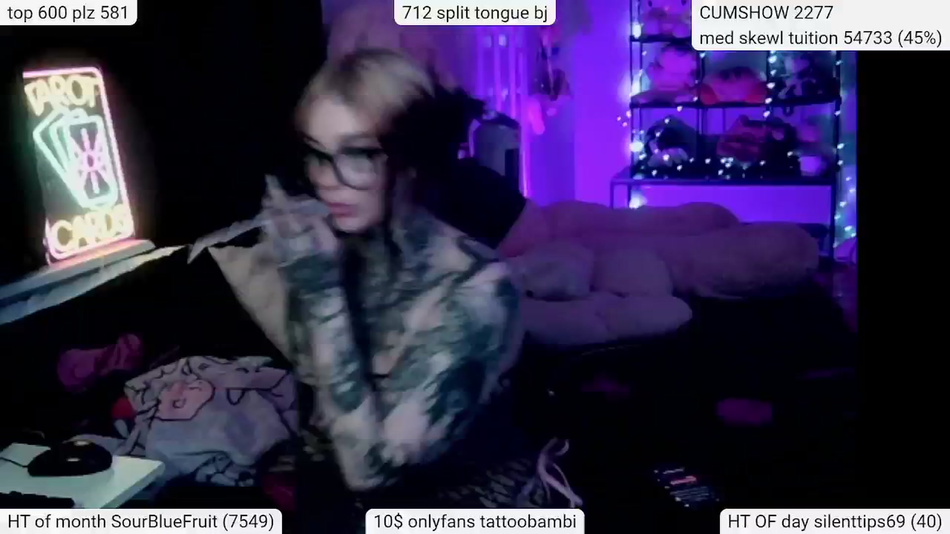 Gallery image thumbnail from Tattoobambi's myfreecams stream on, 03/15/2024, 24:40 image 9 of 20