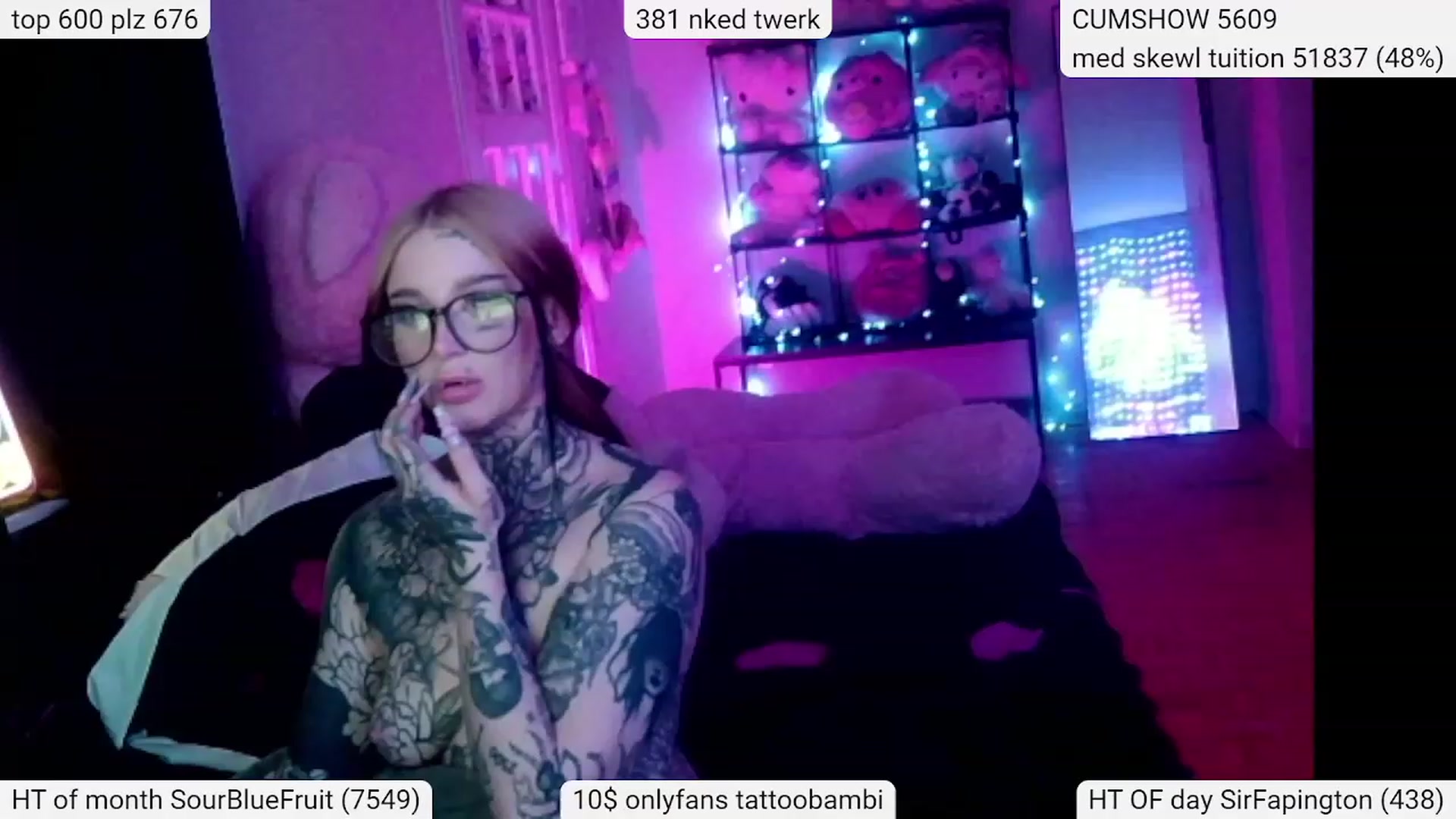 Gallery image thumbnail from Tattoobambi's myfreecams stream on, 03/17/2024, 04:21 image 9 of 20