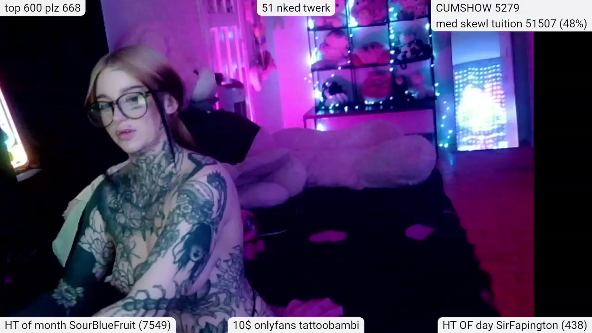 Gallery image thumbnail from Tattoobambi's myfreecams stream on, 03/17/2024, 04:21 image 13 of 20