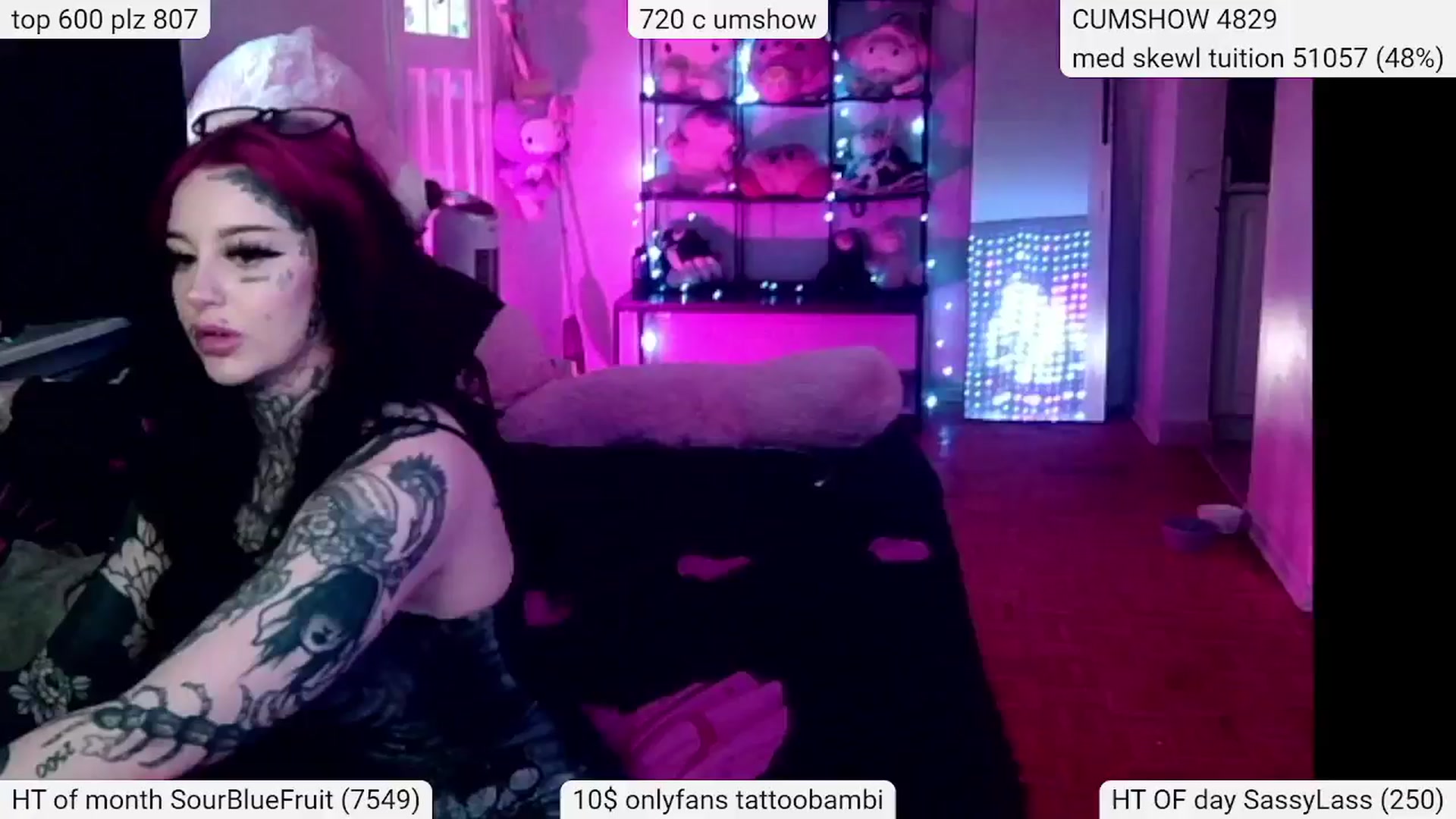 Gallery image thumbnail from Tattoobambi's myfreecams stream on, 03/21/2024, 24:26 image 1 of 20