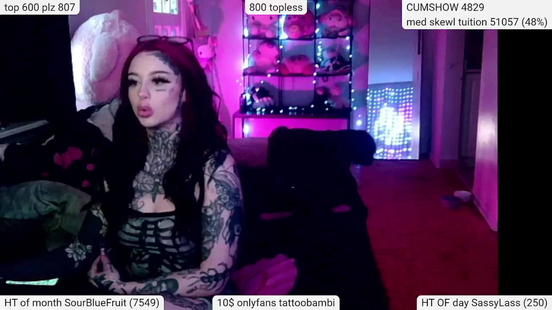 Gallery image thumbnail from Tattoobambi's myfreecams stream on, 03/21/2024, 24:26 image 2 of 20