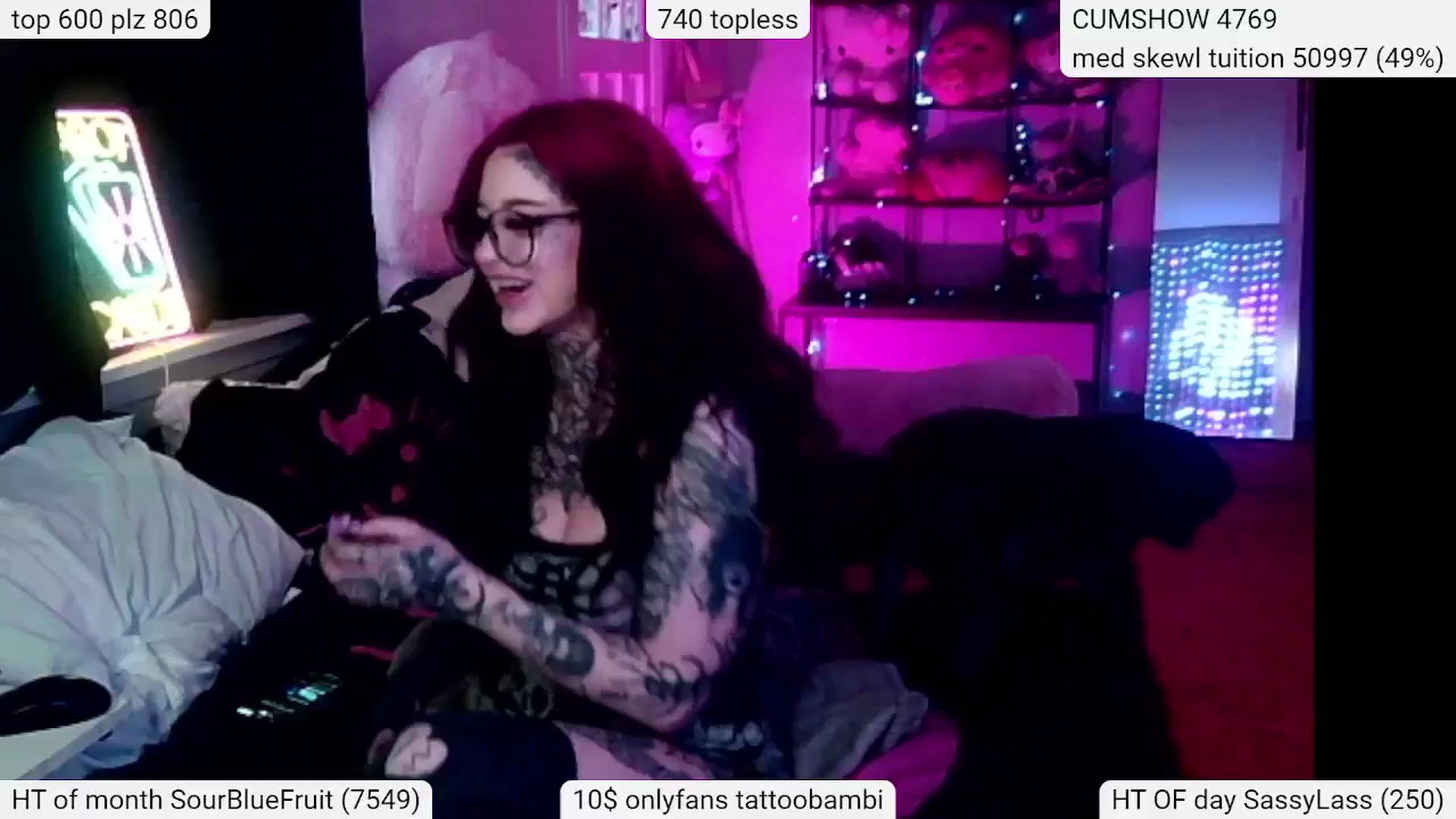 Gallery image thumbnail from Tattoobambi's myfreecams stream on, 03/21/2024, 24:26 image 7 of 20