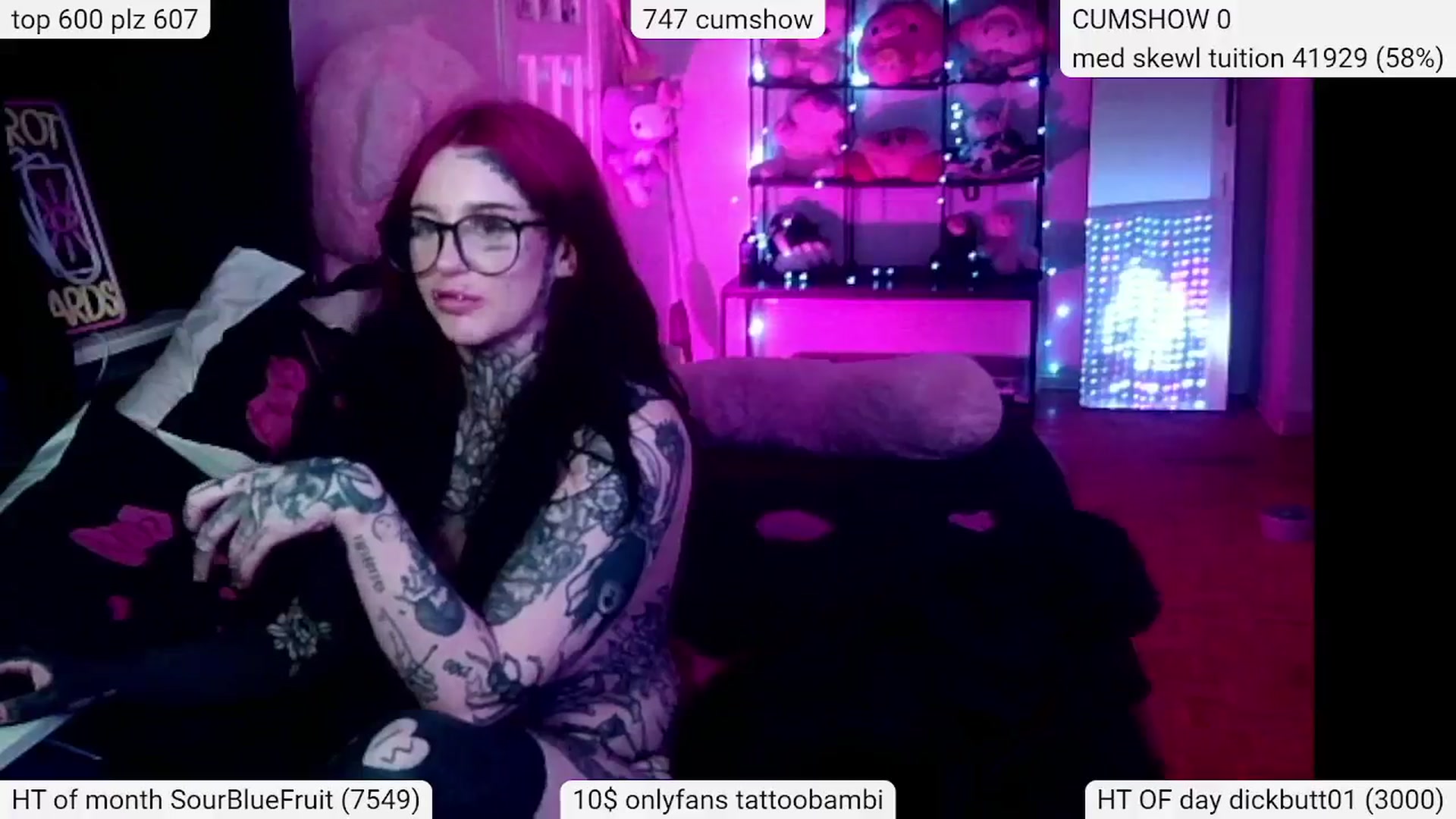 Gallery image thumbnail from Tattoobambi's myfreecams stream on, 03/21/2024, 04:52 image 3 of 20