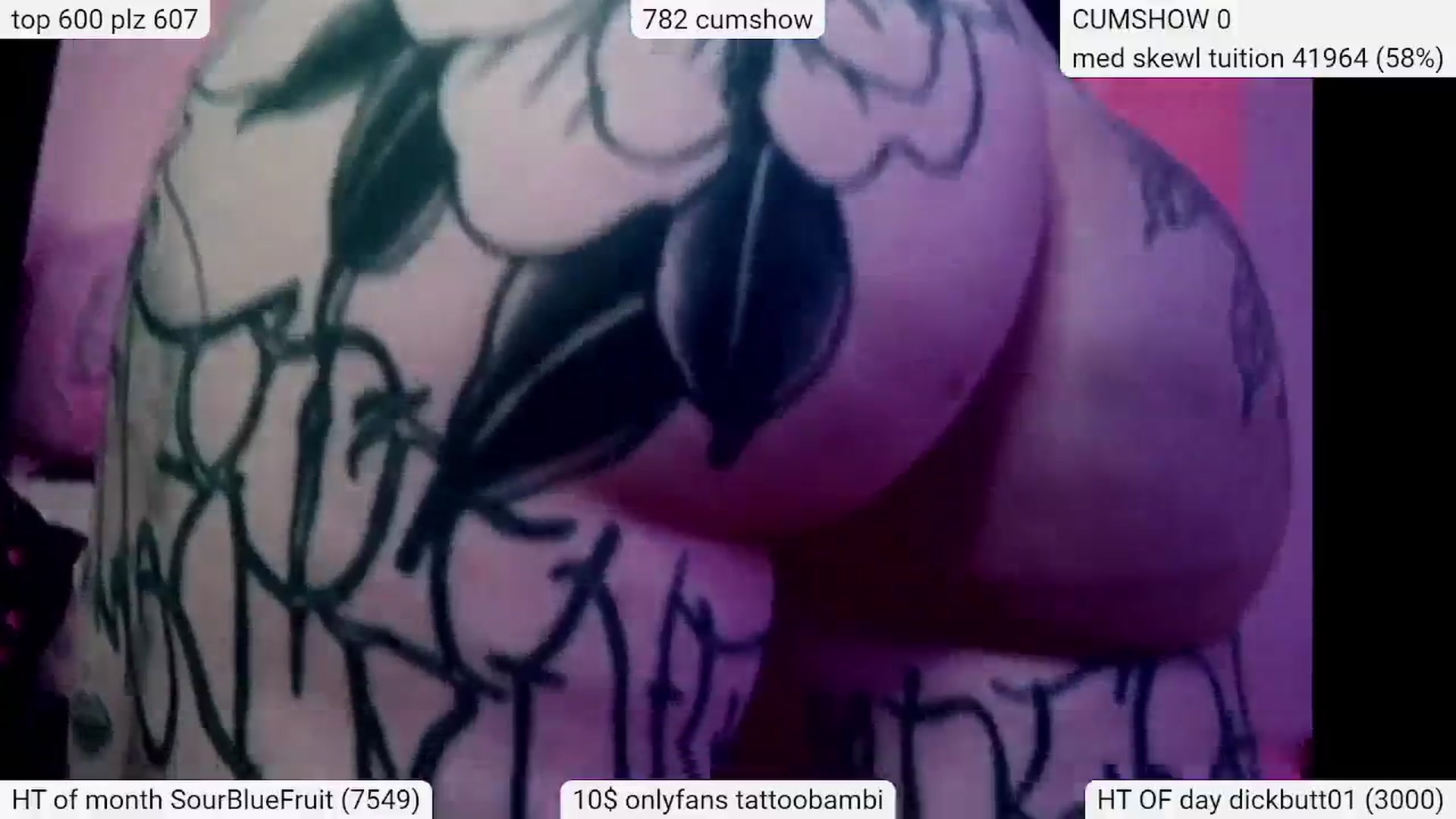 Gallery image thumbnail from Tattoobambi's myfreecams stream on, 03/21/2024, 04:52 image 2 of 20