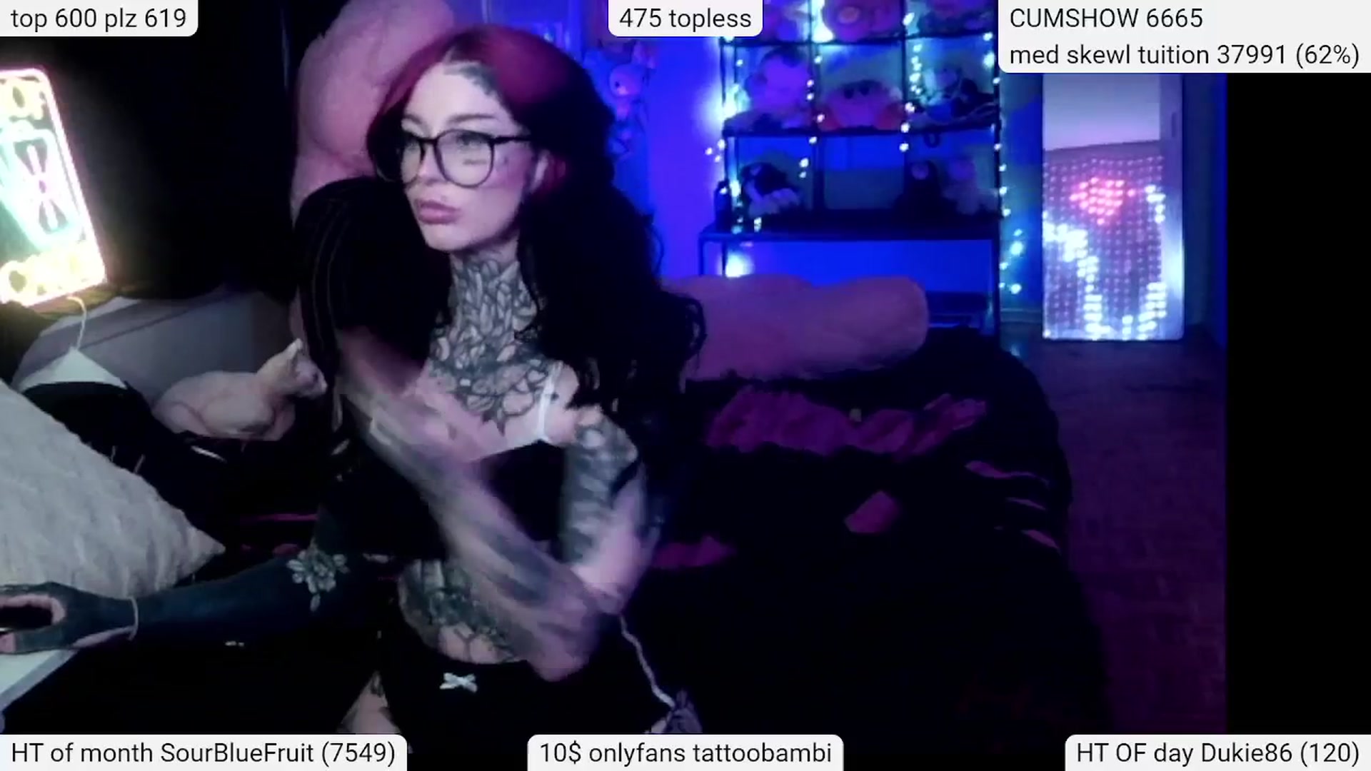 Gallery image thumbnail from Tattoobambi's myfreecams stream on, 03/23/2024, 03:45 image 5 of 20