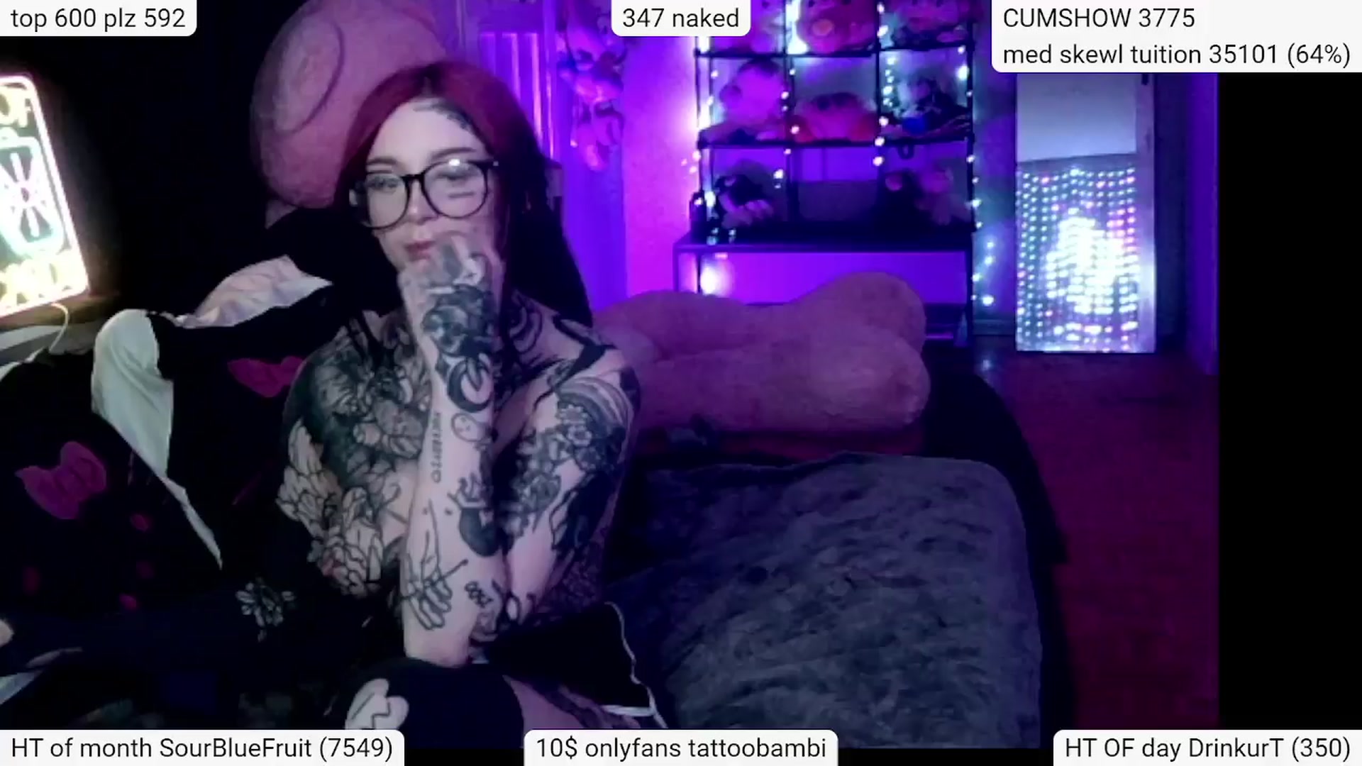Gallery image thumbnail from Tattoobambi's myfreecams stream on, 03/24/2024, 04:39 image 16 of 20