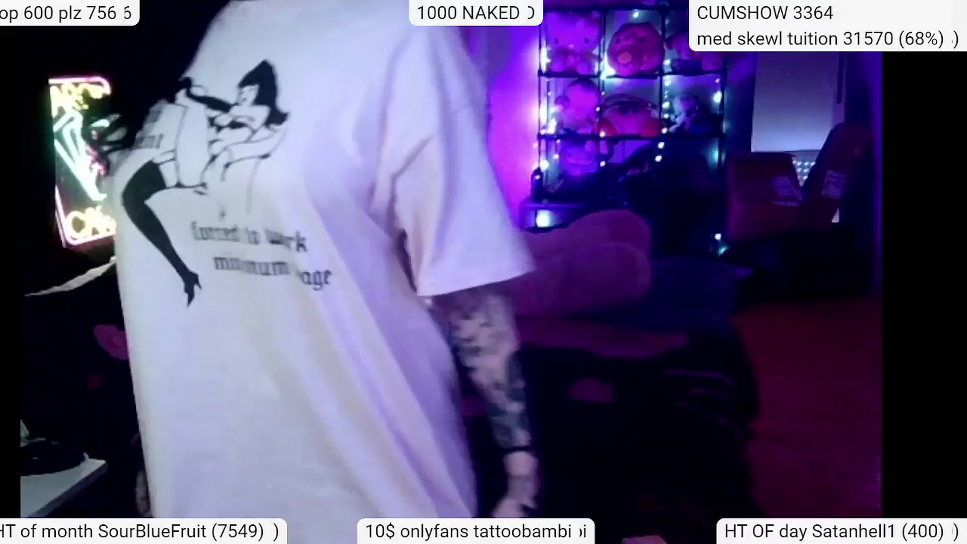 Gallery image thumbnail from Tattoobambi's myfreecams stream on, 03/31/2024, 01:14 image 20 of 20