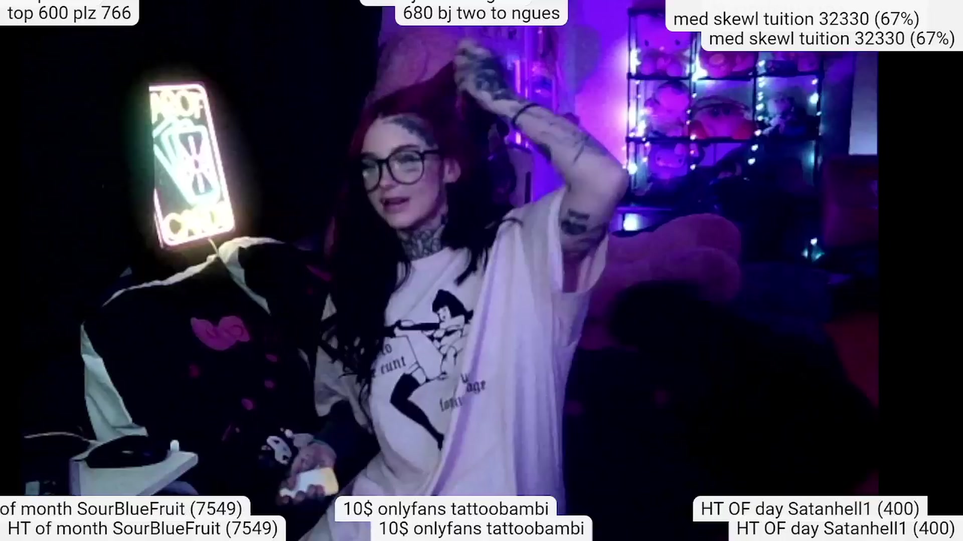 Gallery image thumbnail from Tattoobambi's myfreecams stream on, 03/31/2024, 01:14 image 1 of 20