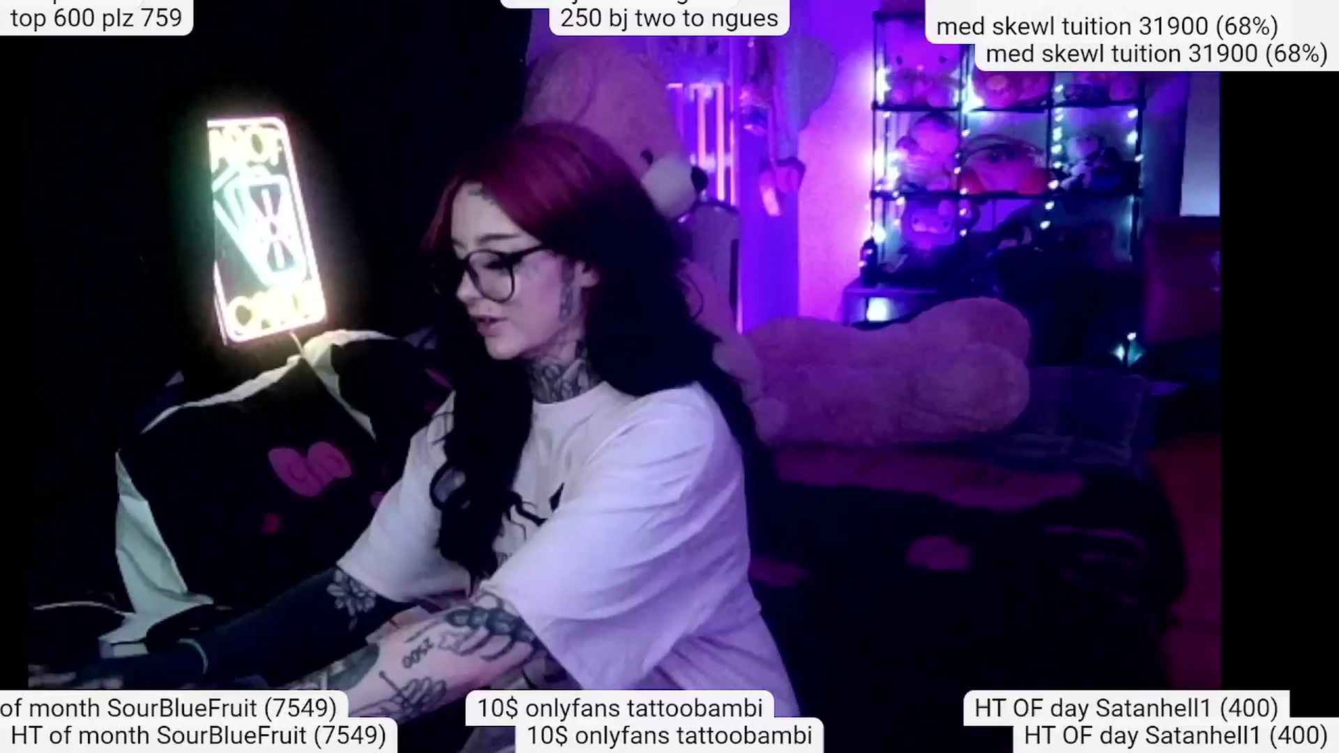 Gallery image thumbnail from Tattoobambi's myfreecams stream on, 03/31/2024, 01:14 image 14 of 20