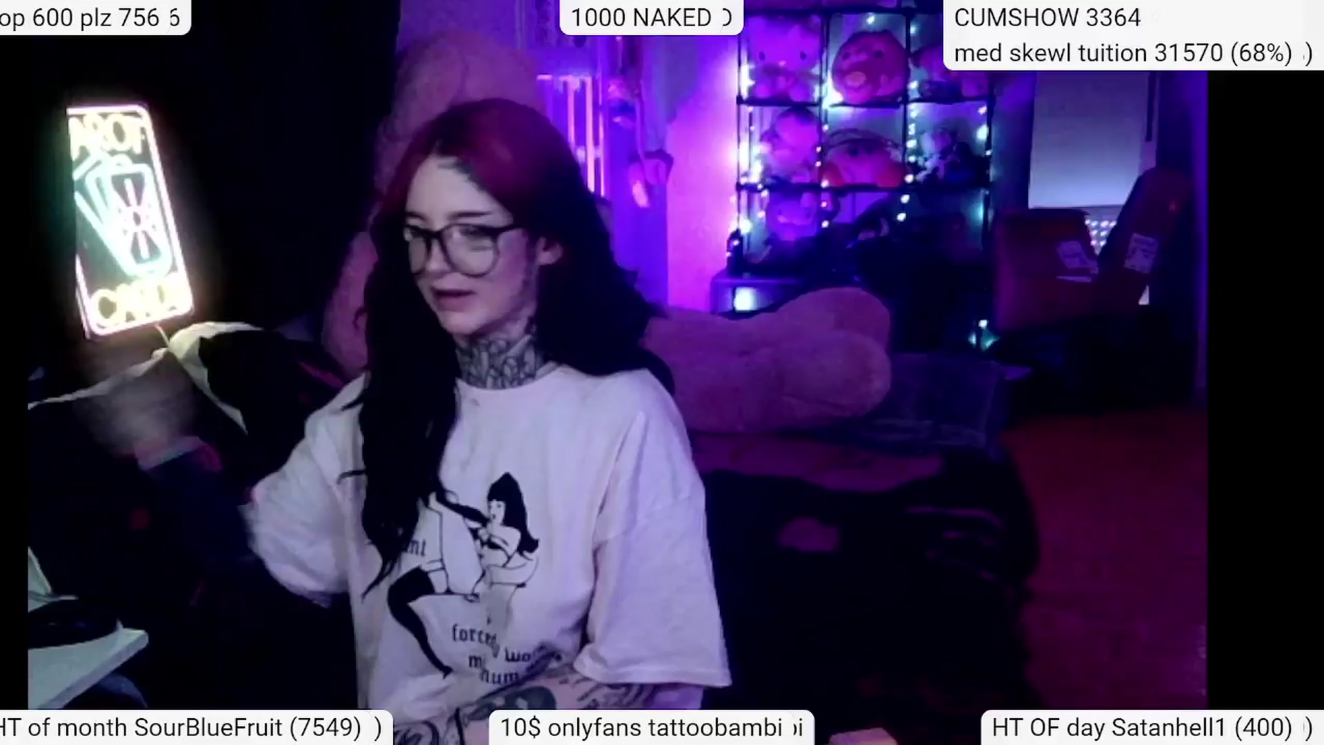 Gallery image thumbnail from Tattoobambi's myfreecams stream on, 03/31/2024, 01:14 image 19 of 20