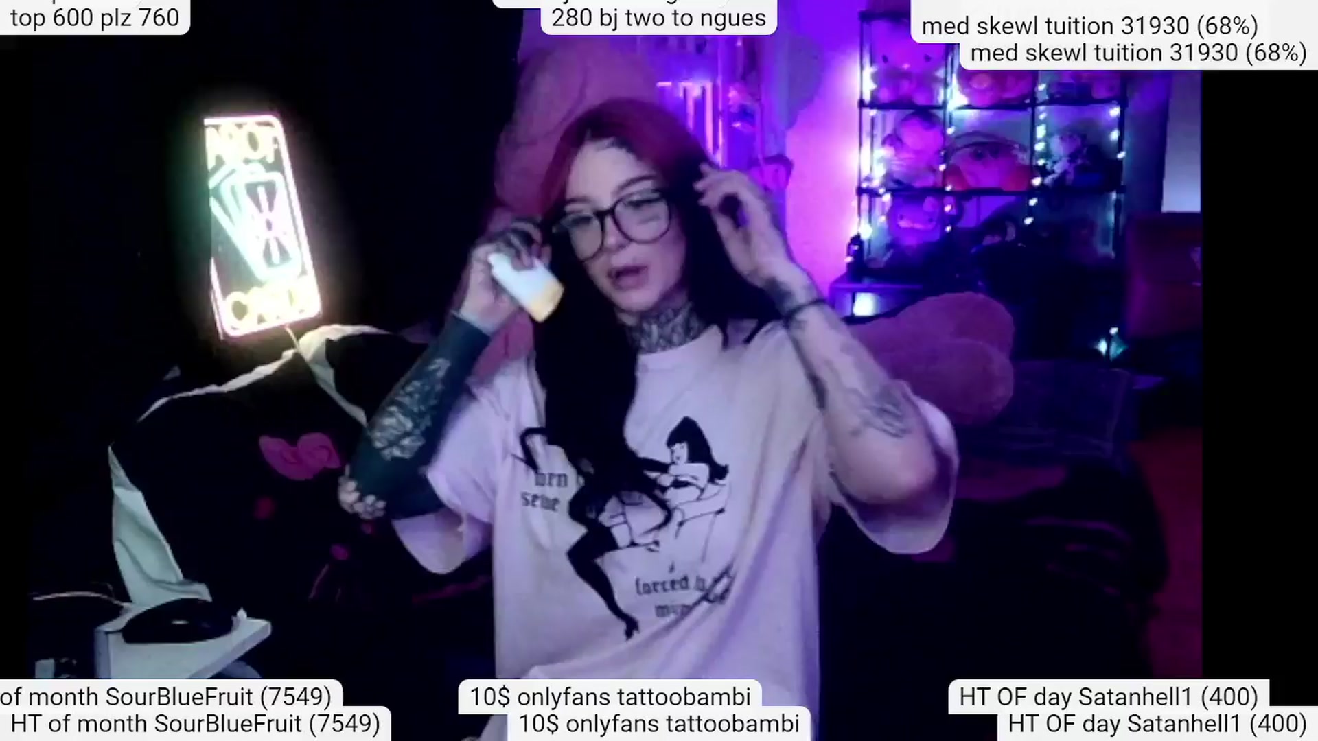Gallery image thumbnail from Tattoobambi's myfreecams stream on, 03/31/2024, 01:14 image 8 of 20