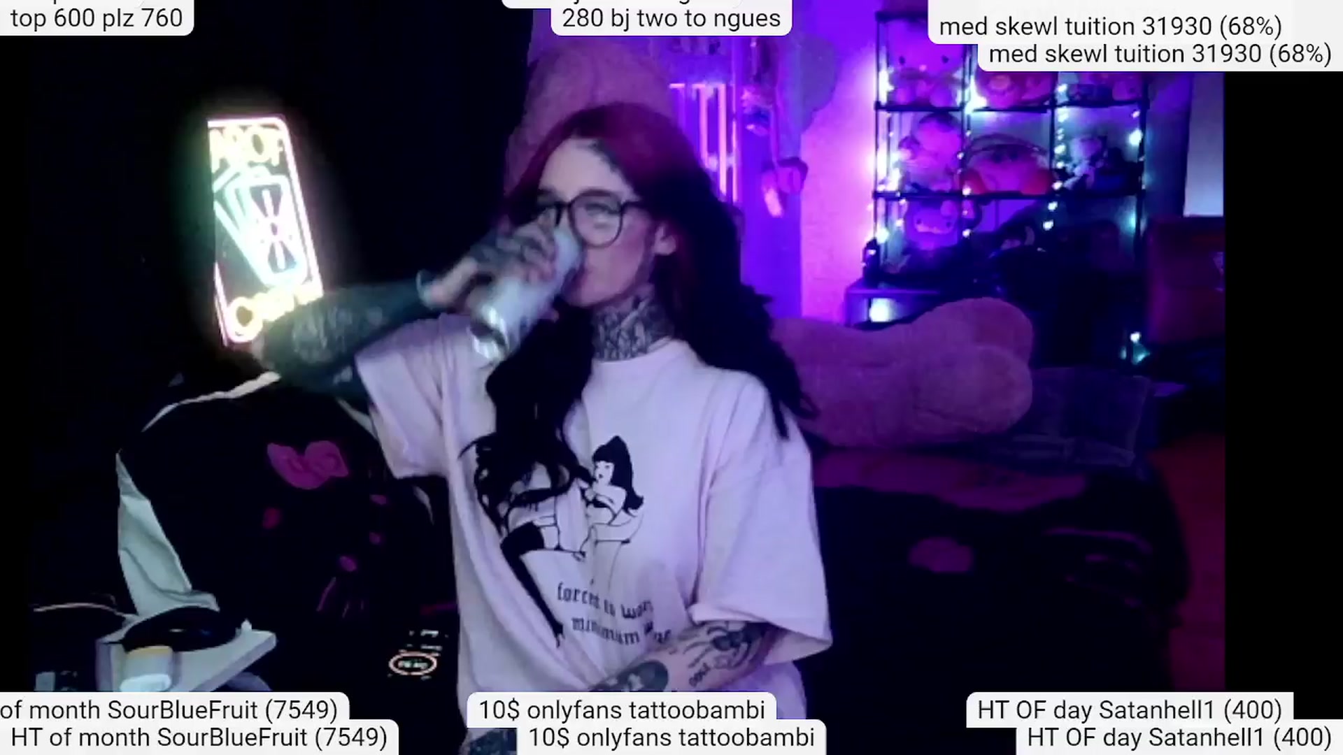 Gallery image thumbnail from Tattoobambi's myfreecams stream on, 03/31/2024, 01:14 image 3 of 20