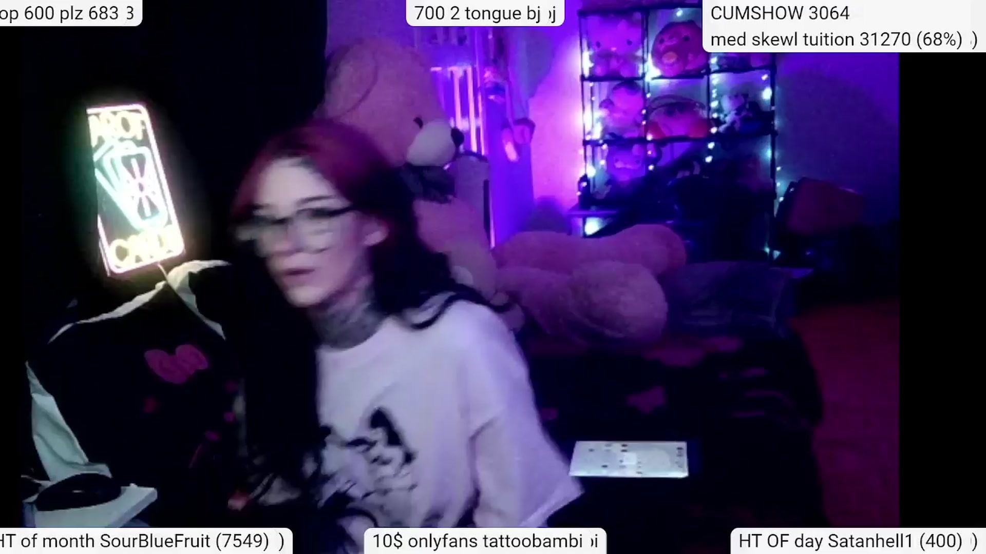 Gallery image thumbnail from Tattoobambi's myfreecams stream on, 03/31/2024, 02:52 image 1 of 20