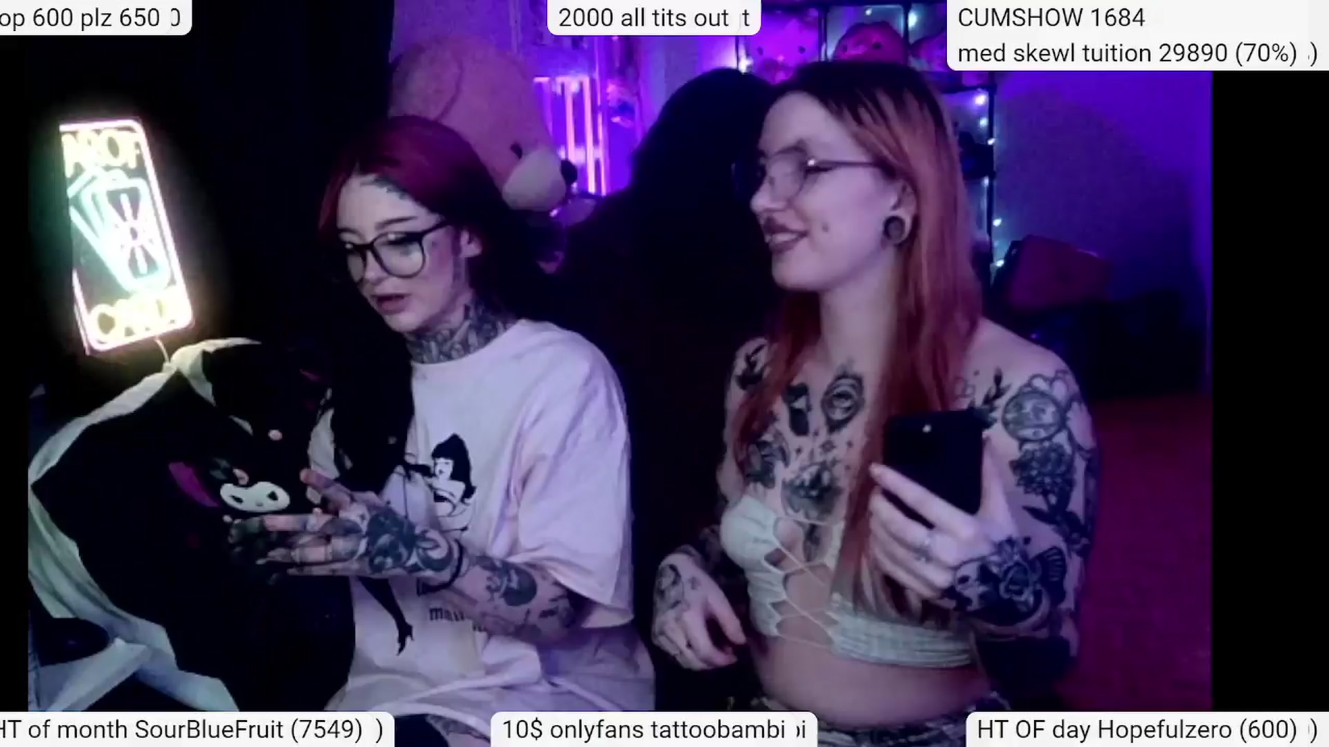 Gallery image thumbnail from Tattoobambi's myfreecams stream on, 03/31/2024, 02:52 image 9 of 20