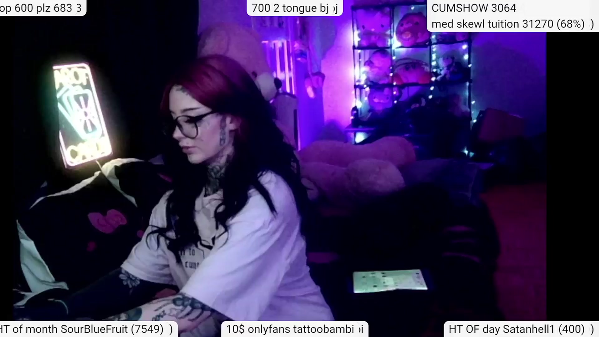 Gallery image thumbnail from Tattoobambi's myfreecams stream on, 03/31/2024, 02:52 image 2 of 20