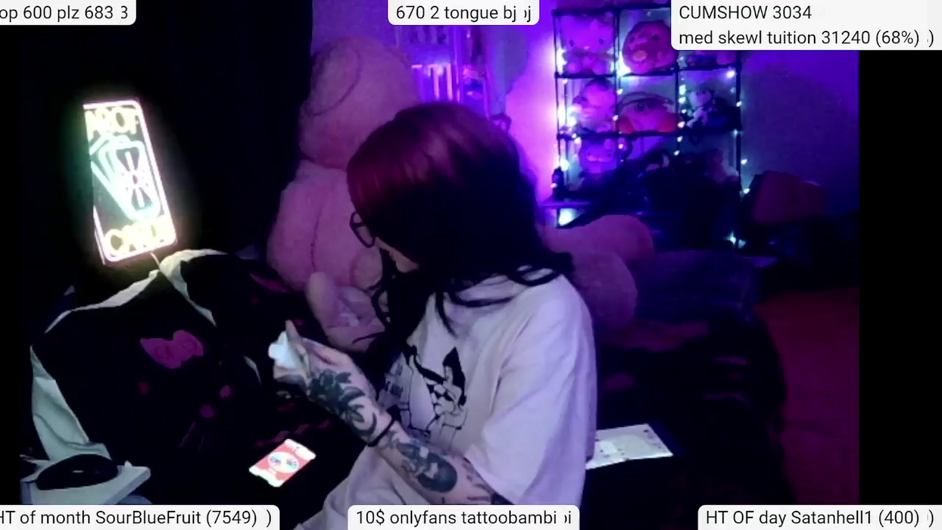 Gallery image thumbnail from Tattoobambi's myfreecams stream on, 03/31/2024, 02:52 image 3 of 20