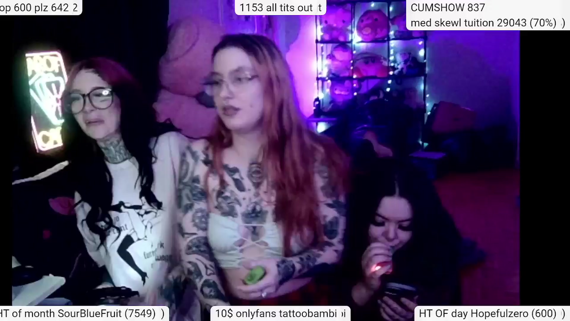 Gallery image thumbnail from Tattoobambi's myfreecams stream on, 03/31/2024, 02:52 image 16 of 20