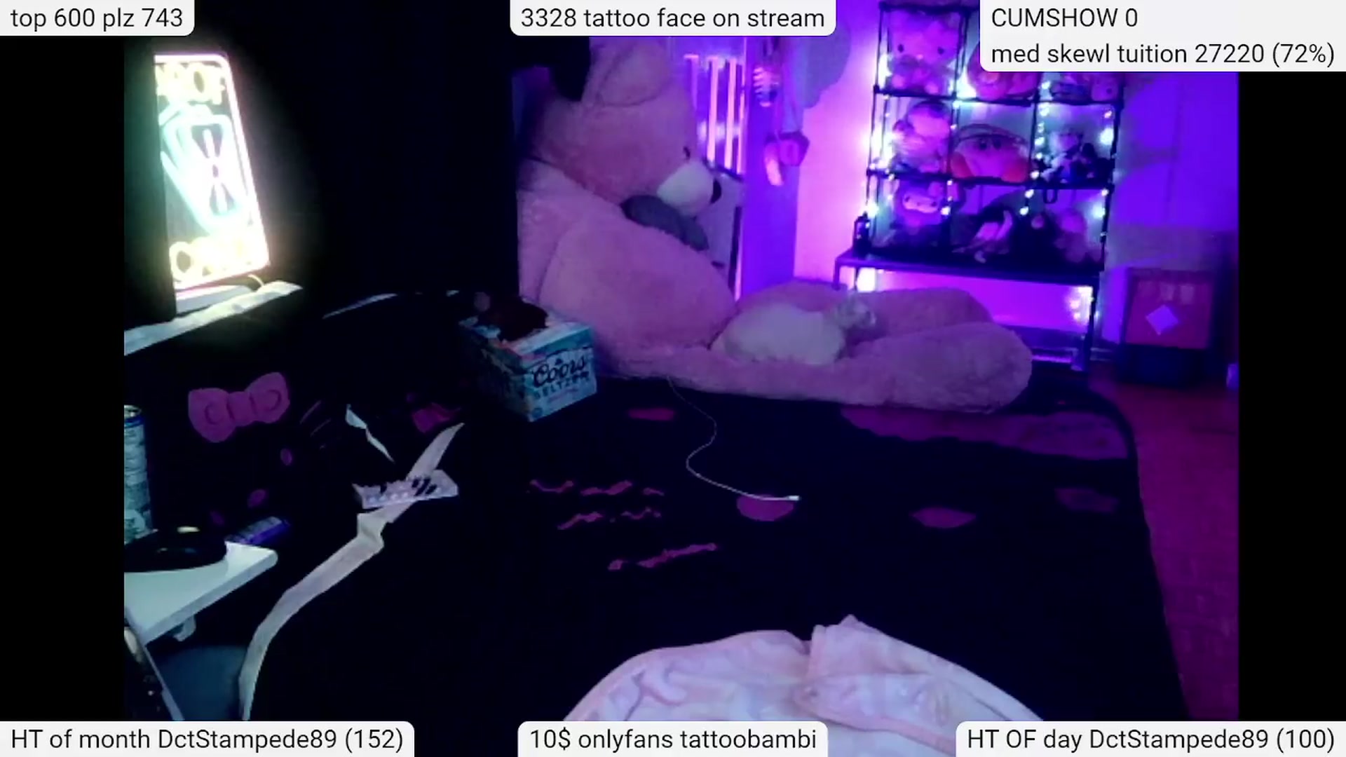 Gallery image thumbnail from Tattoobambi's myfreecams stream on, 04/03/2024, 04:22 image 18 of 20