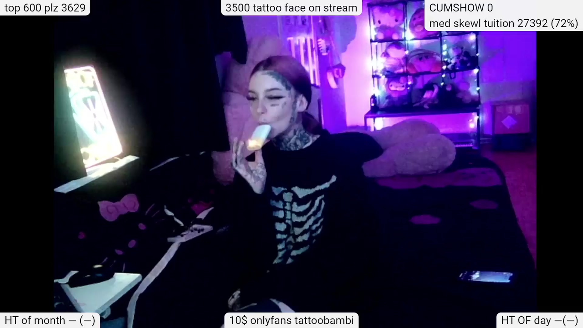 Gallery image thumbnail from Tattoobambi's myfreecams stream on, 04/03/2024, 04:22 image 1 of 20
