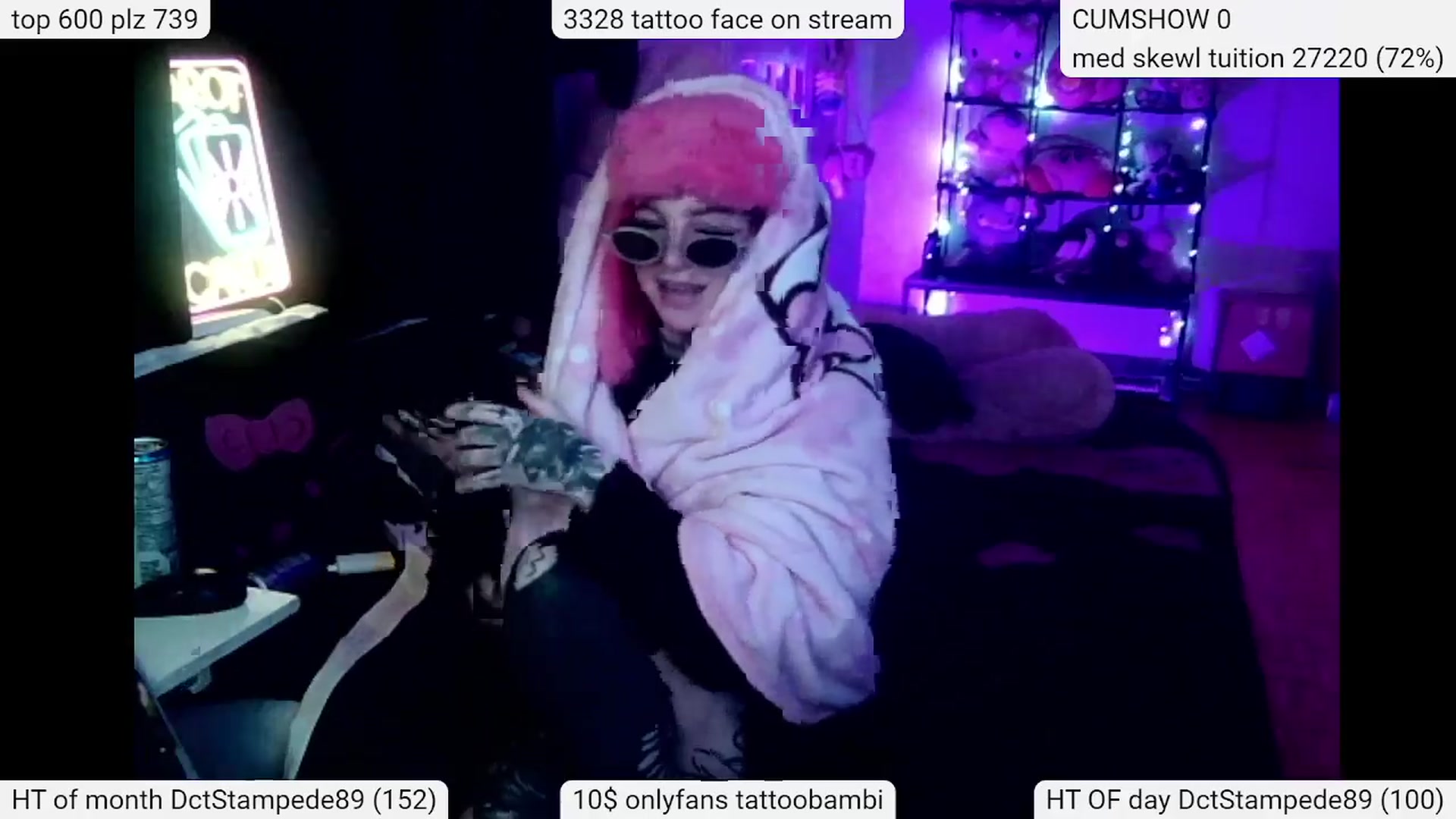 Gallery image thumbnail from Tattoobambi's myfreecams stream on, 04/03/2024, 04:22 image 16 of 20