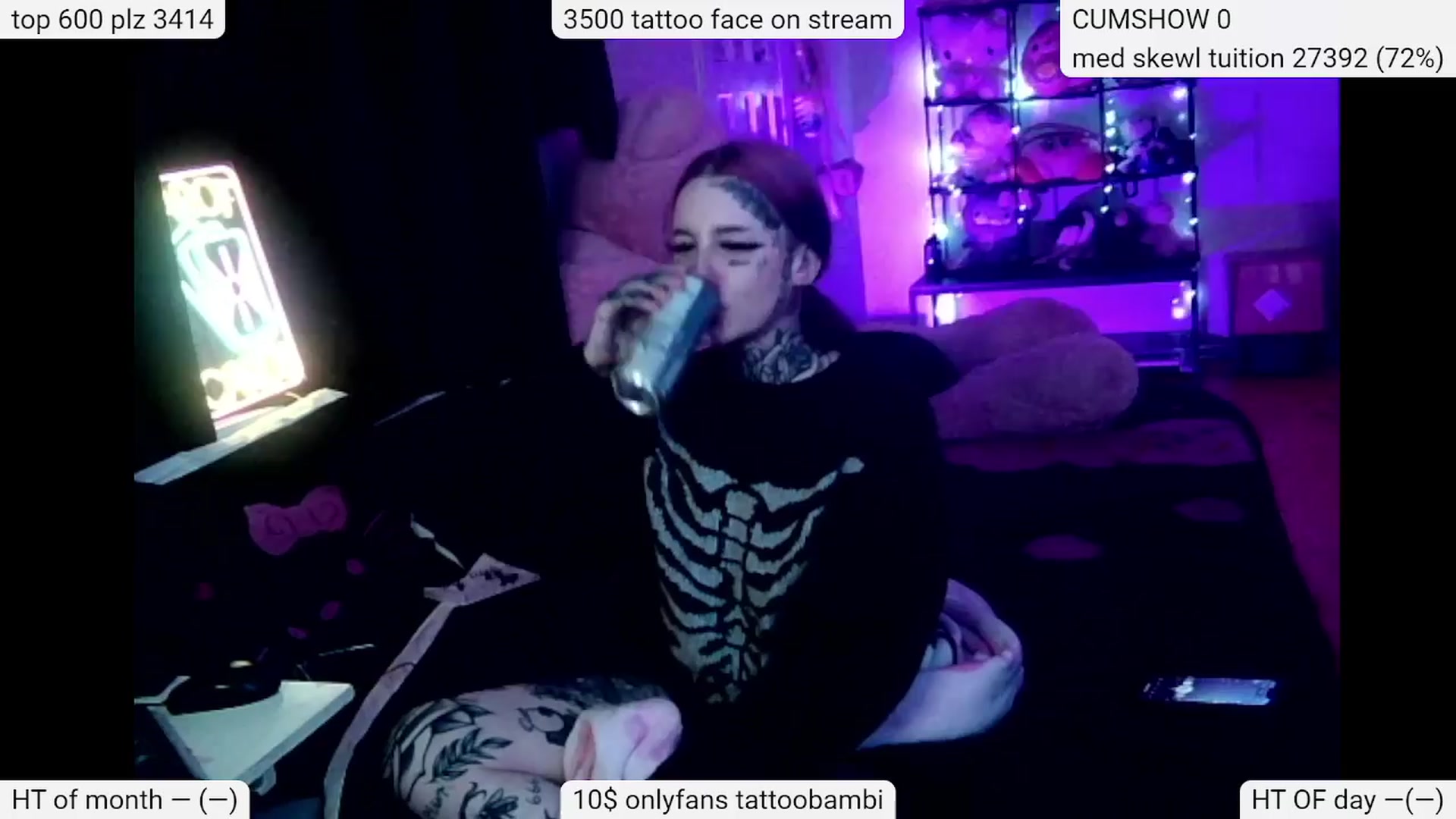 Gallery image thumbnail from Tattoobambi's myfreecams stream on, 04/03/2024, 04:22 image 2 of 20