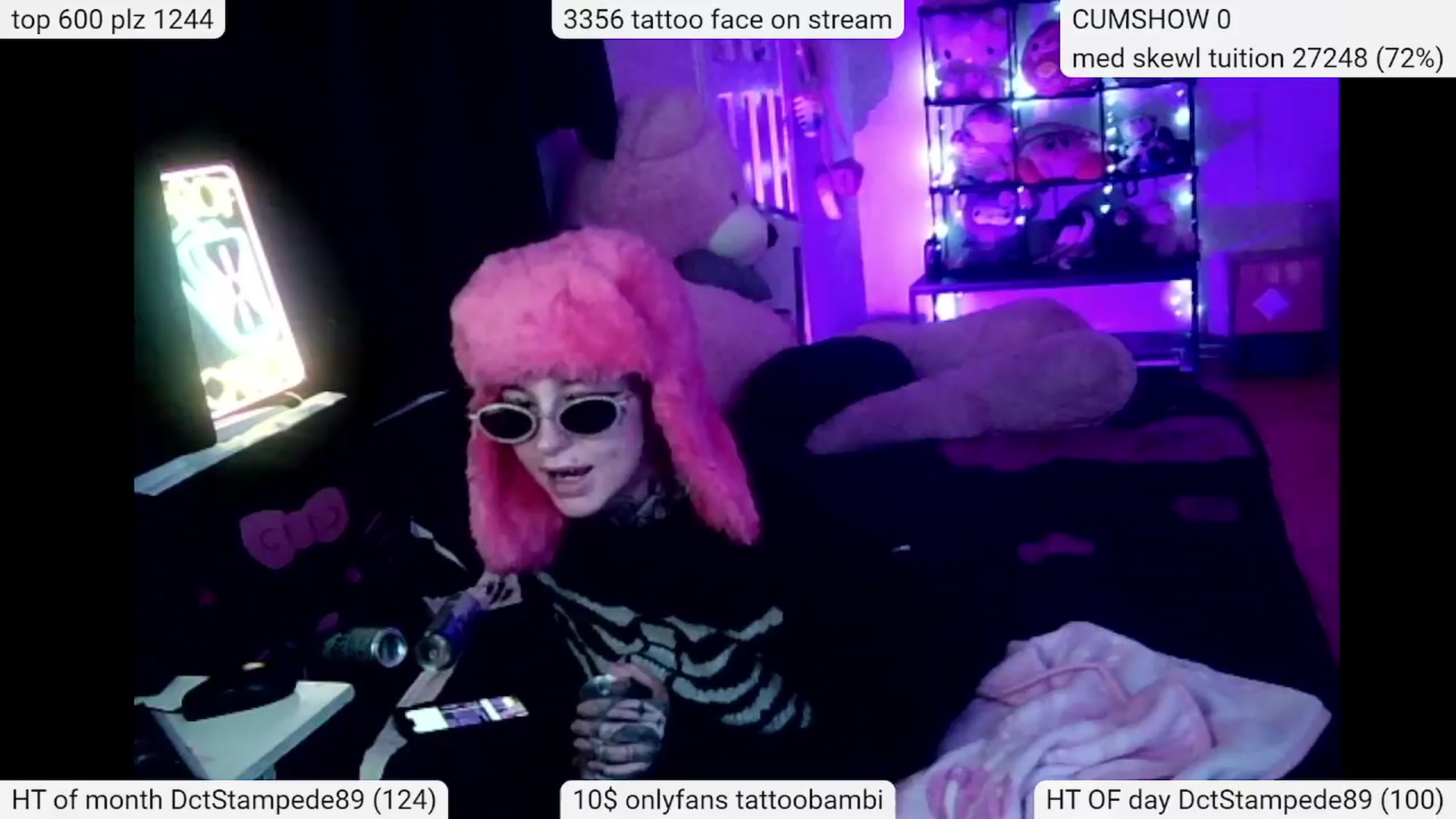 Gallery image thumbnail from Tattoobambi's myfreecams stream on, 04/03/2024, 04:22 image 10 of 20