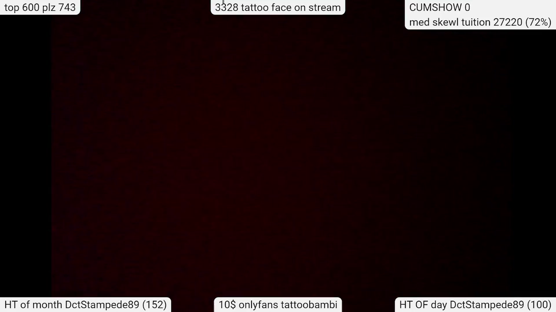Gallery image thumbnail from Tattoobambi's myfreecams stream on, 04/03/2024, 04:22 image 19 of 20