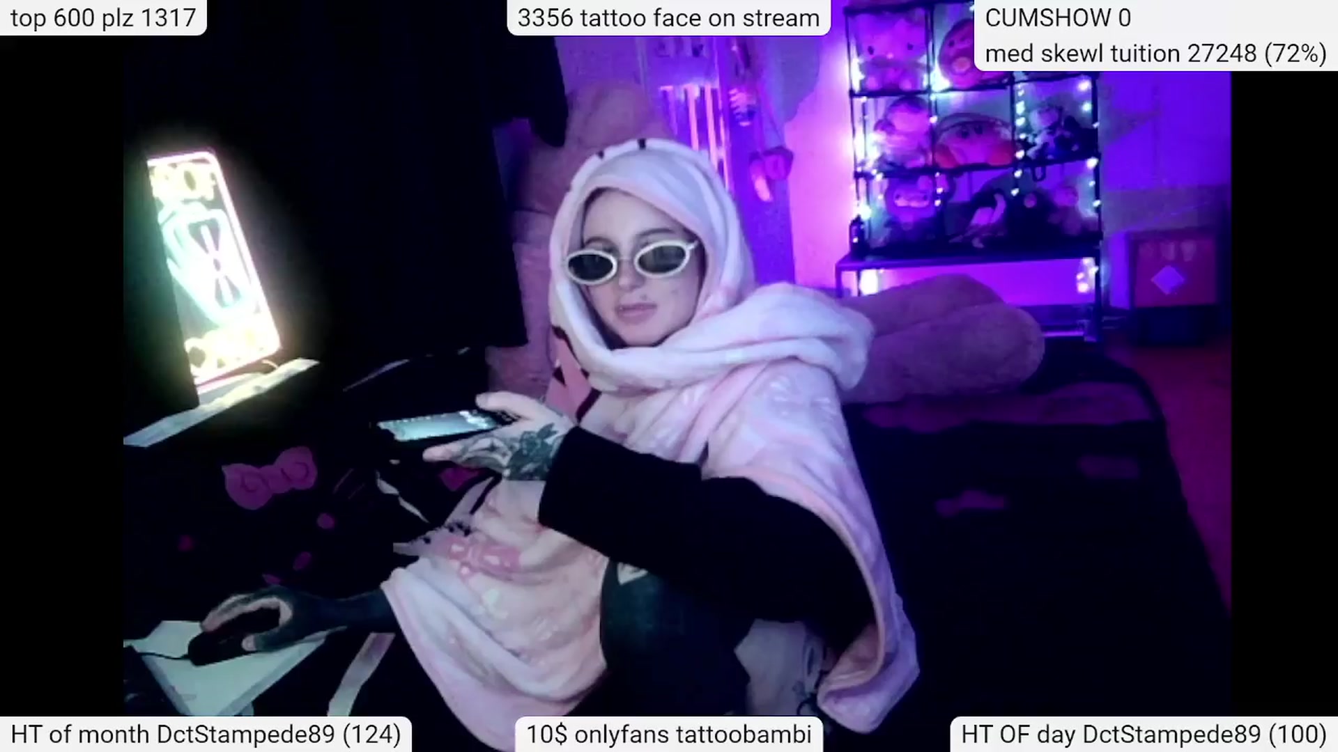 Gallery image thumbnail from Tattoobambi's myfreecams stream on, 04/03/2024, 04:22 image 8 of 20