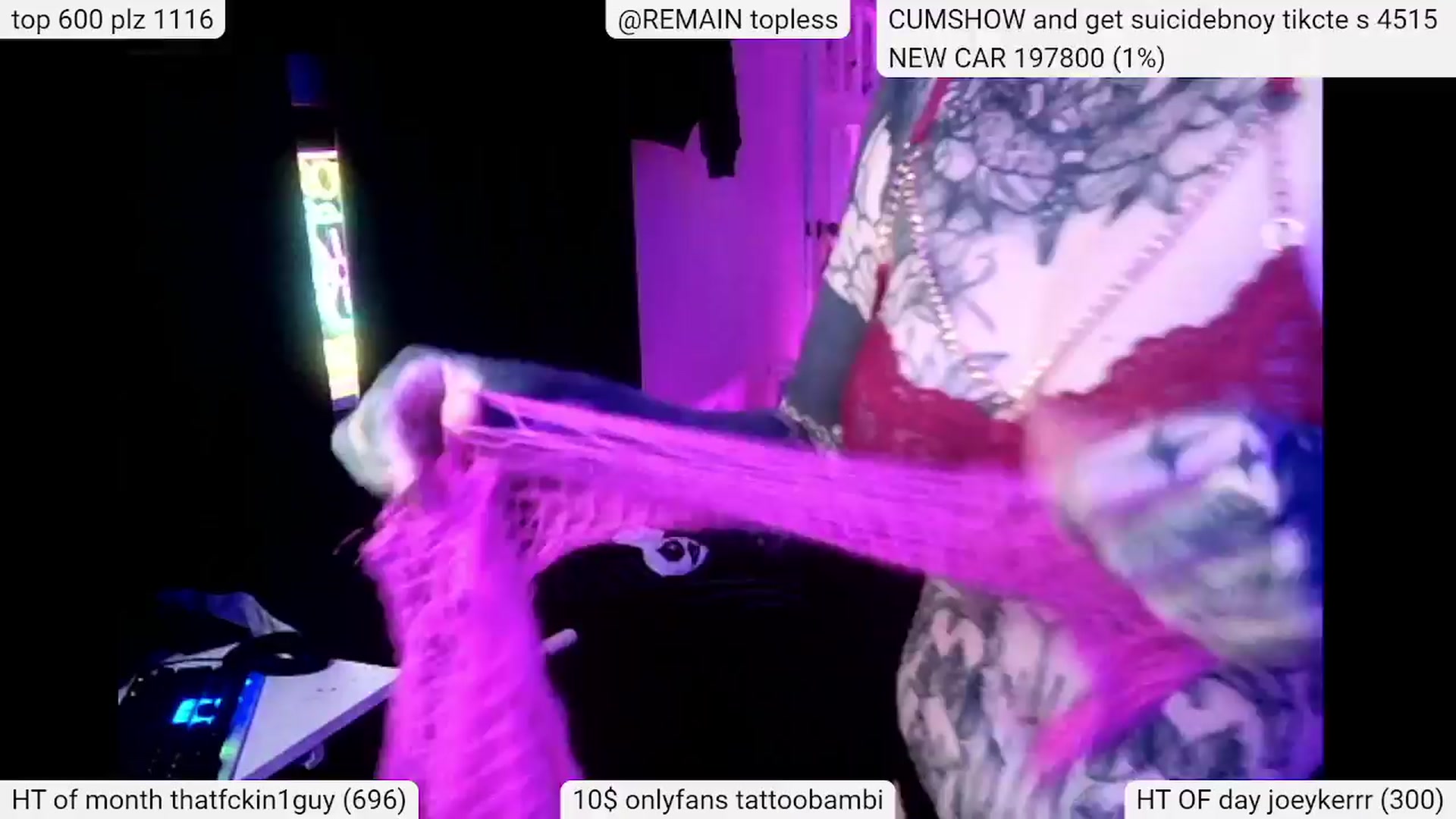 Gallery image thumbnail from Tattoobambi's myfreecams stream on, 04/10/2024, 04:20 image 12 of 20